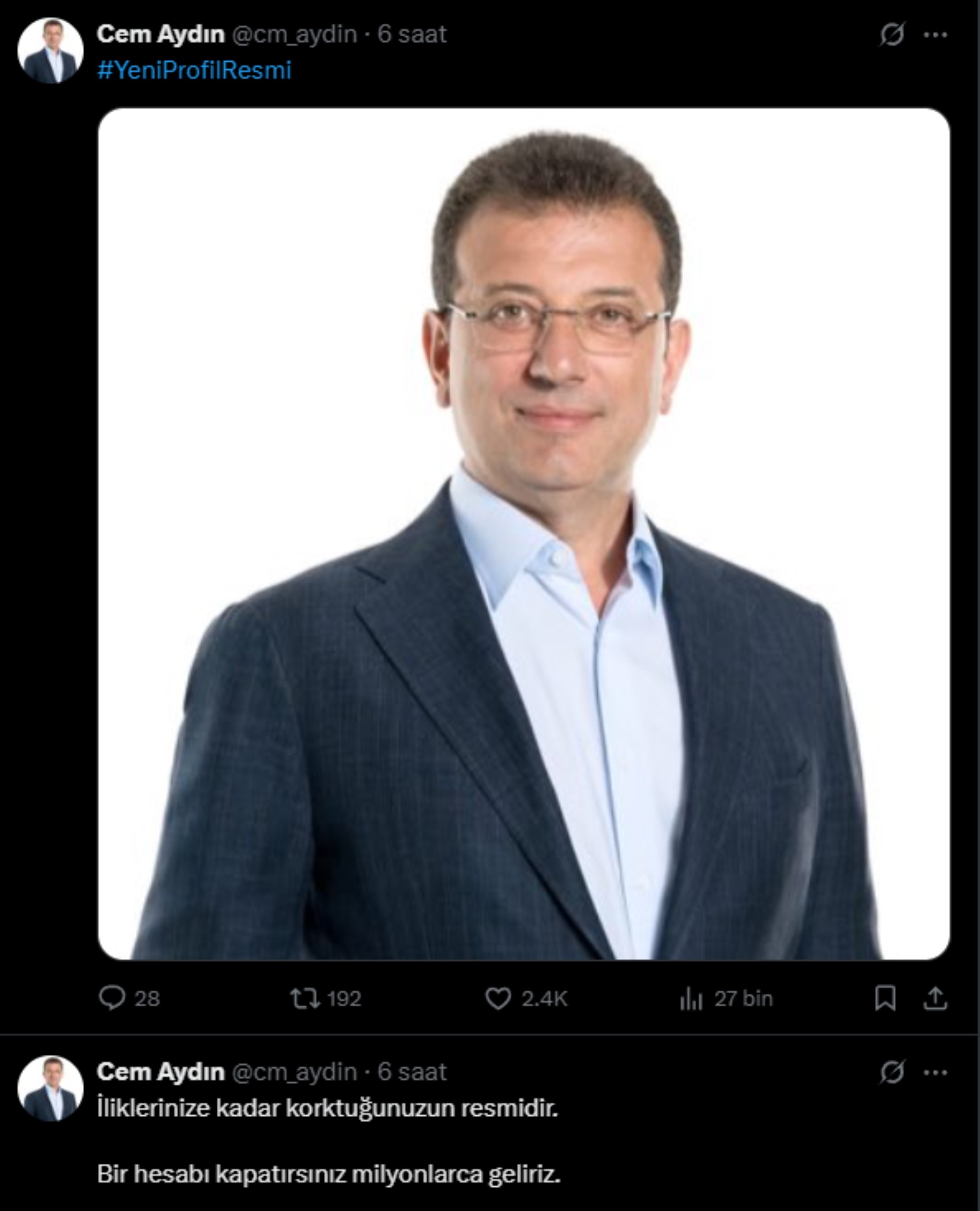 Ekrem İmamoğlu'nun X hesabına erişim engeli! Tepkiler çığ gibi büyüdü