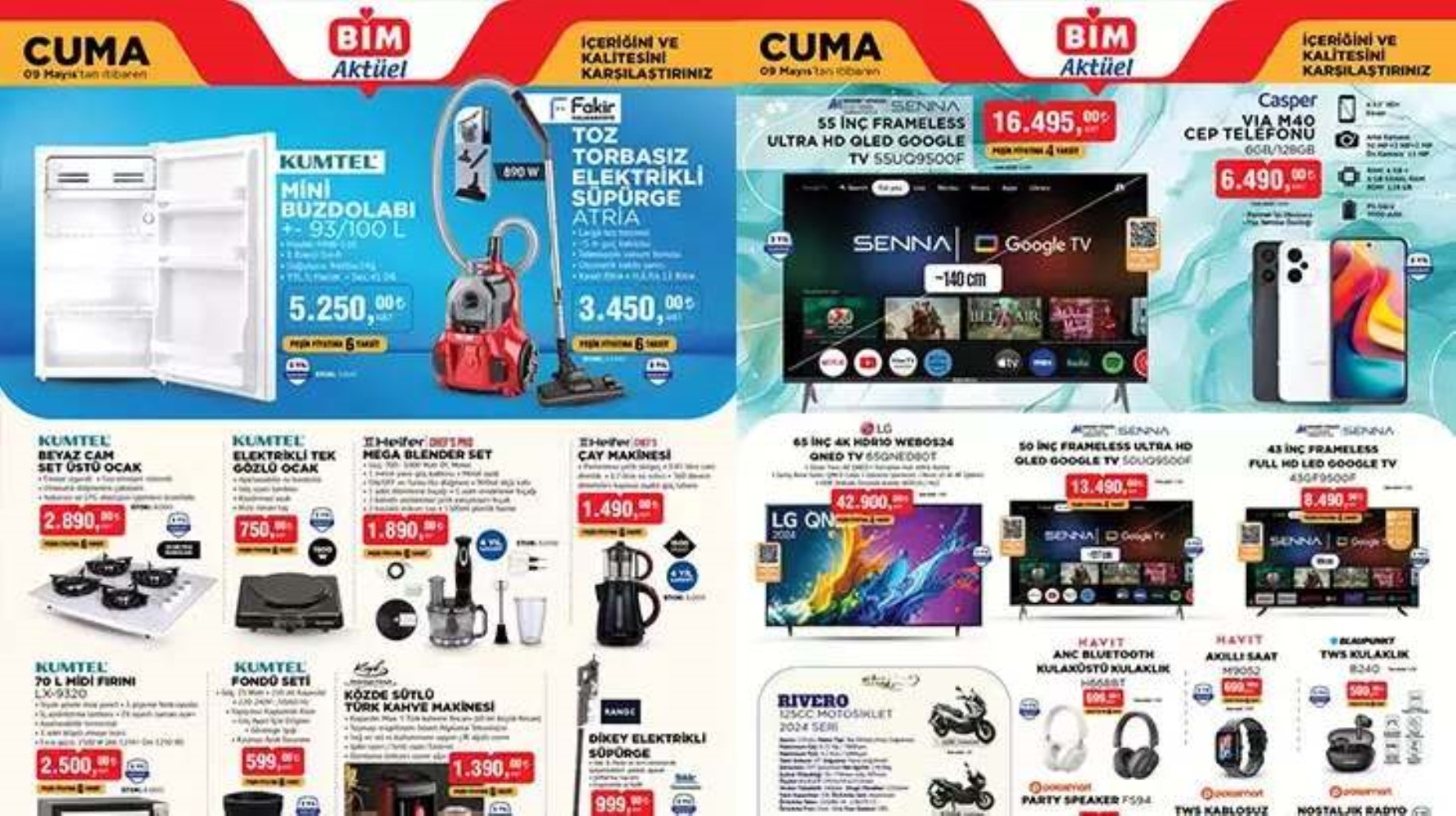 BİM Aktüel 9 Mayıs ürünler kataloğu satışta! Bu hafta BİM'e neler geliyor? Hangi ürünler indirimde?