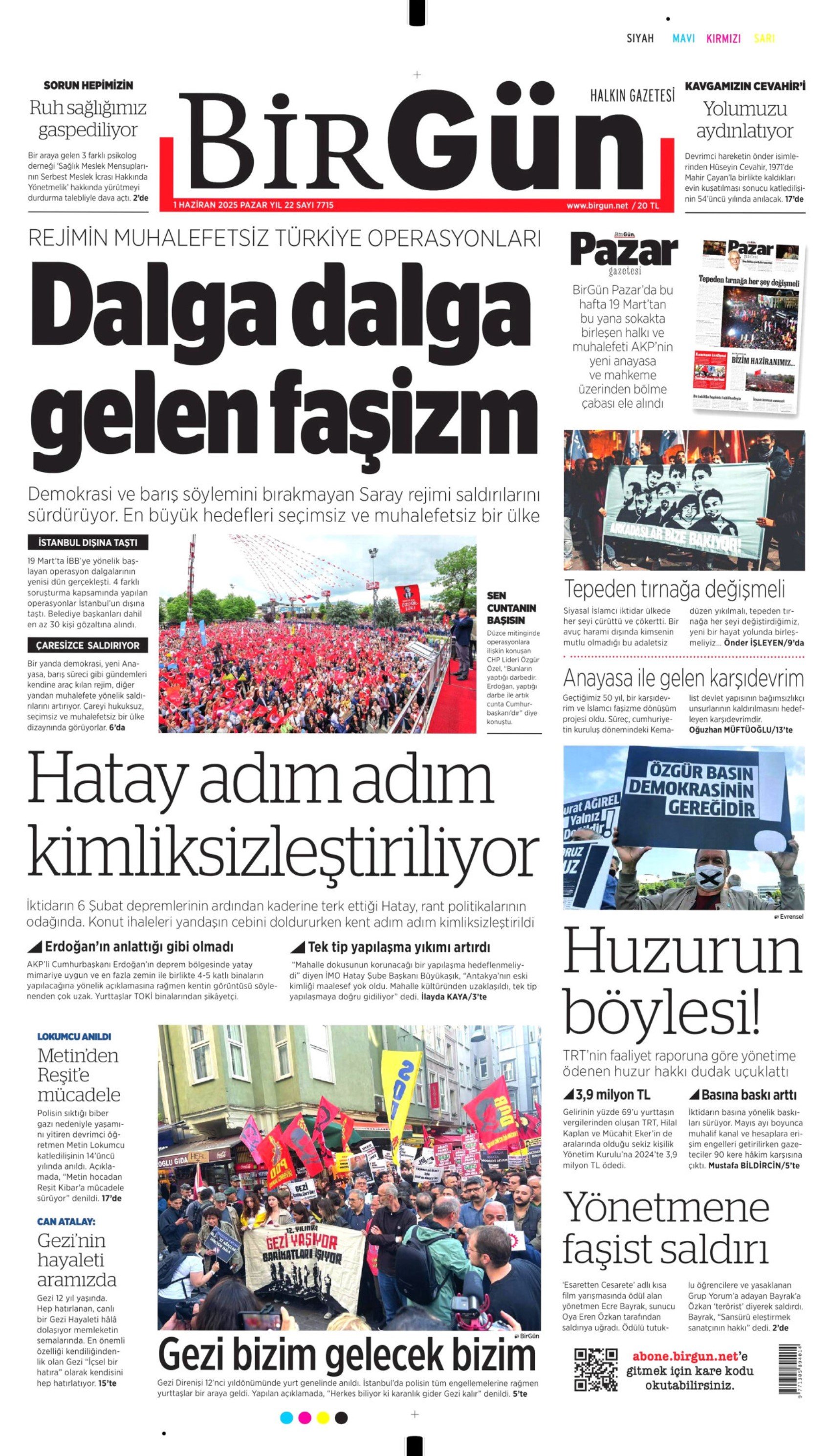 1 Haziran 2025 gazete manşetleri: Gazeteler, İBB'ye 5. dalga operasyonunu nasıl gördü?