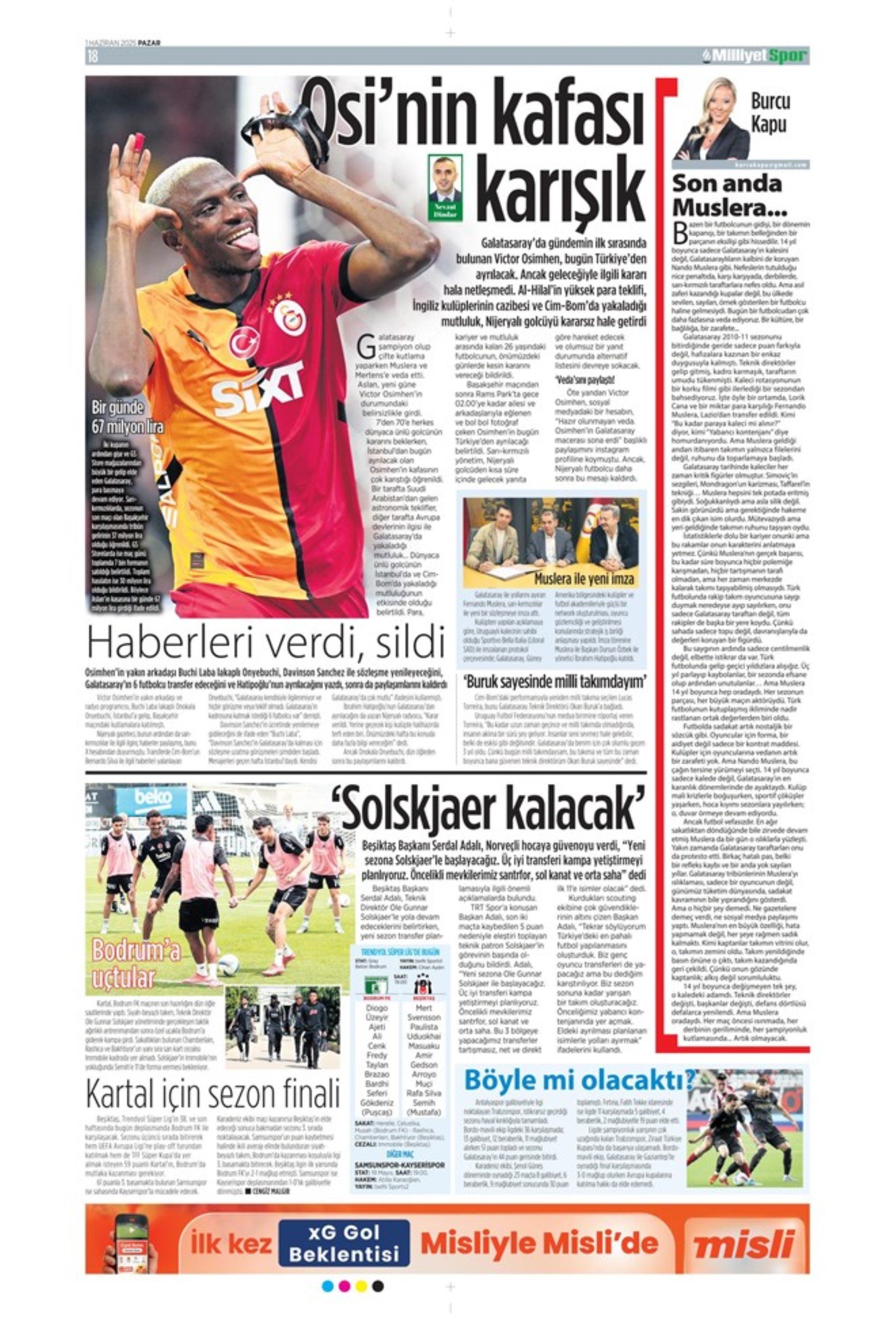 Sporda günün manşetleri... Galatasaray transferdeki rotasını belirledi: İlk temaslar kuruldu