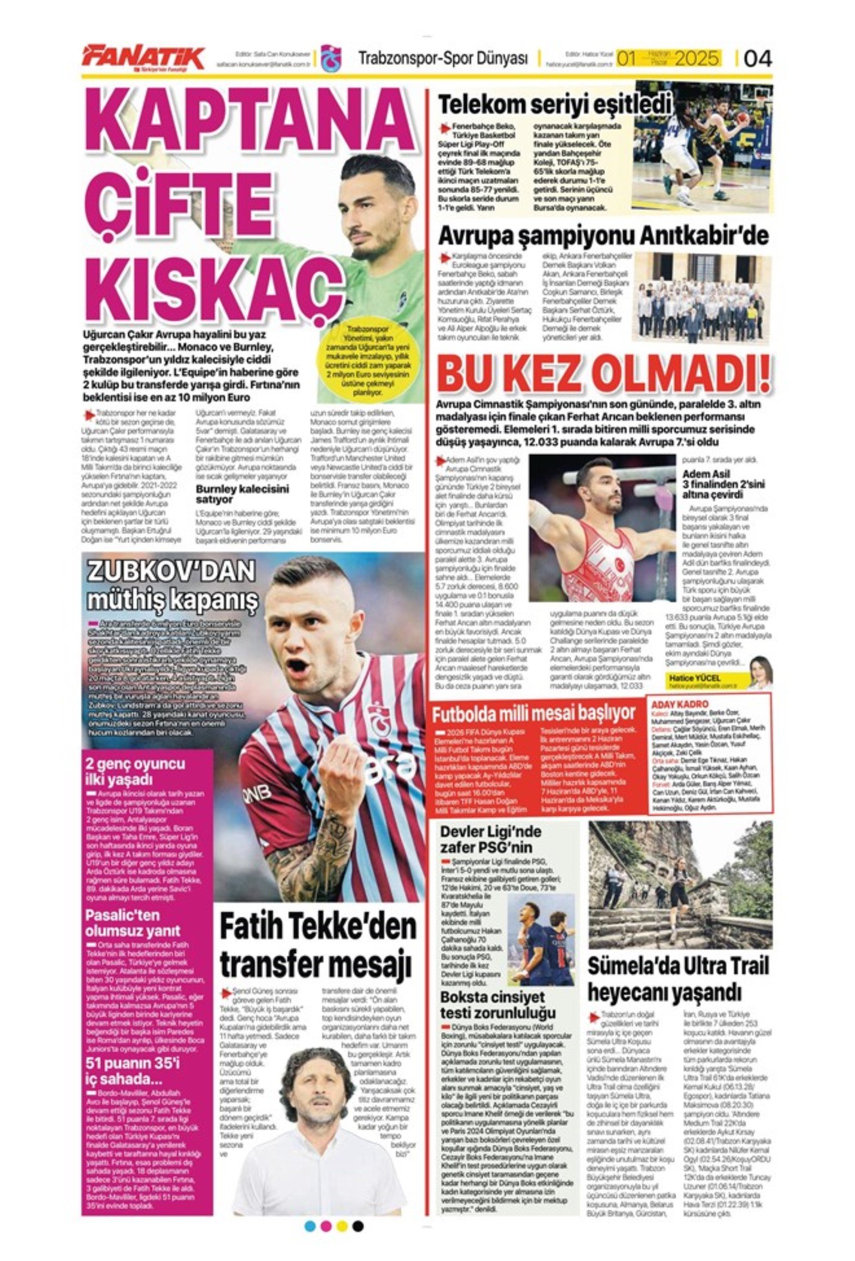 Sporda günün manşetleri... Galatasaray transferdeki rotasını belirledi: İlk temaslar kuruldu