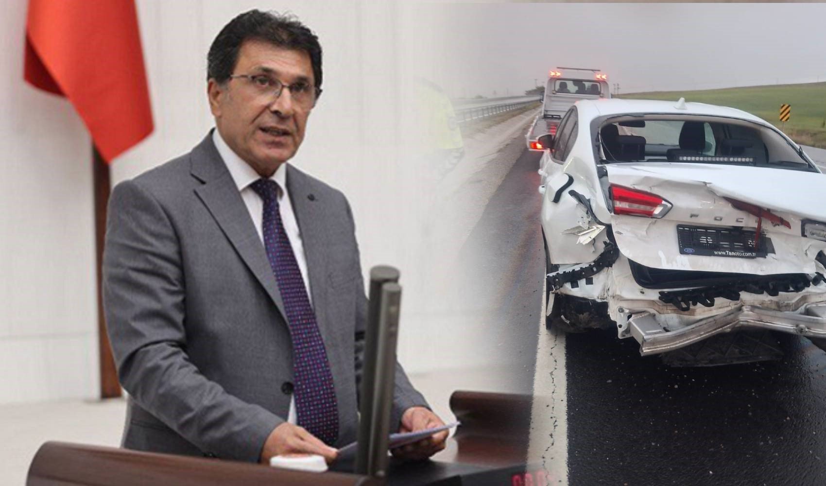 HDP'li vekil trafik kazasında yaralandı