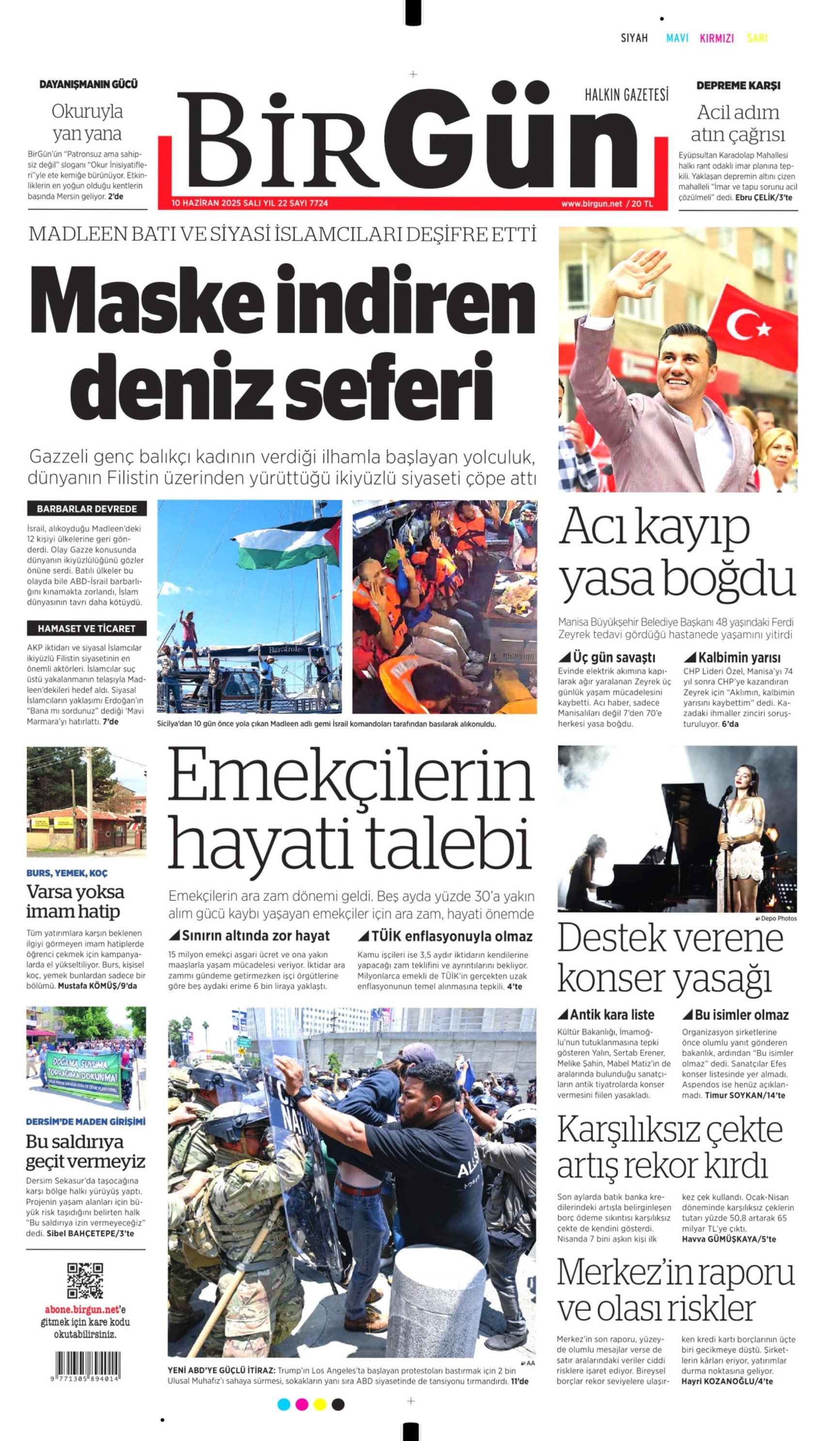 10 Haziran 2025 gazete manşetleri: Ferdi Zeyrek hayatını kaybetti, gazeteler nasıl gördü?