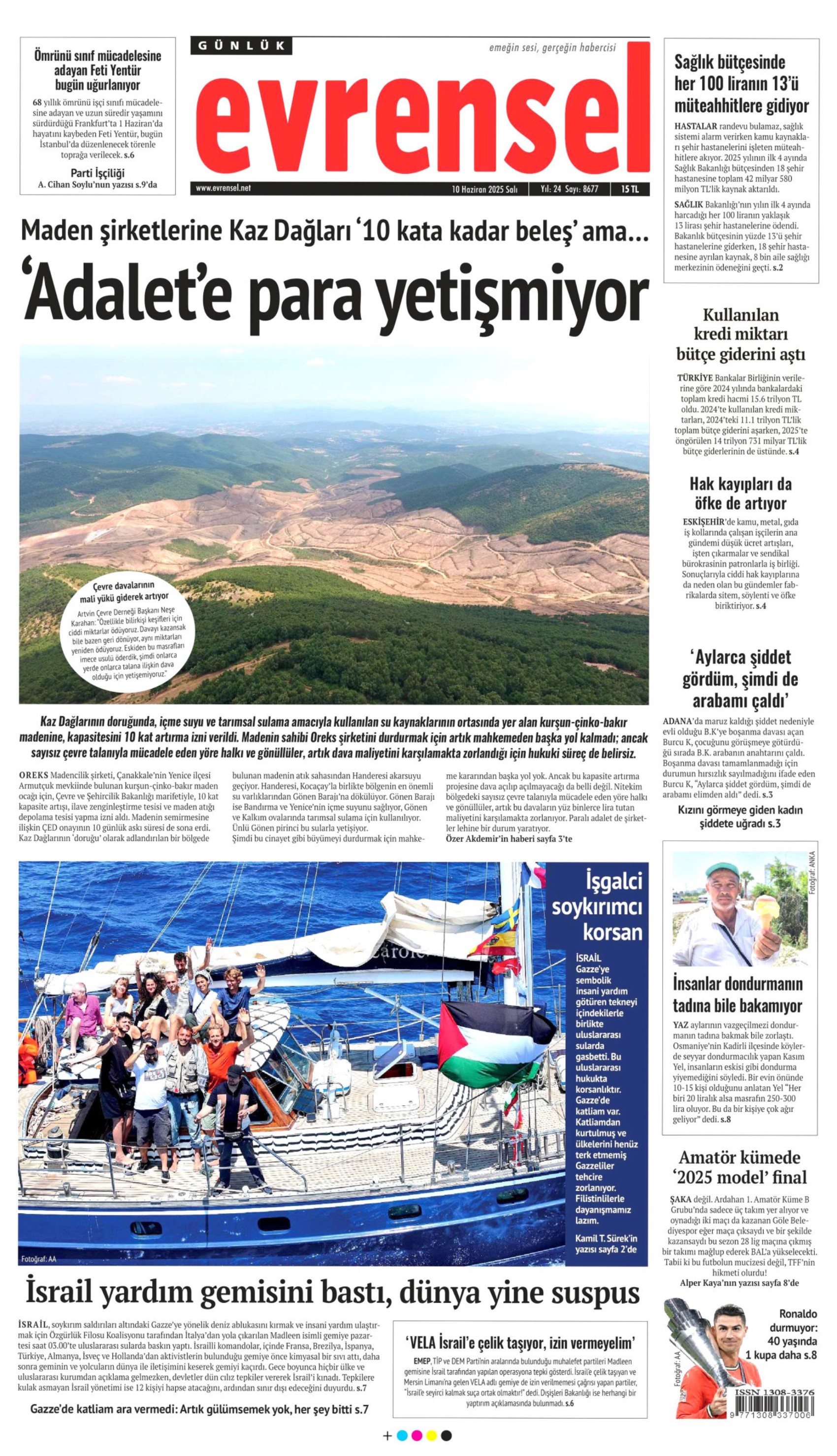 10 Haziran 2025 gazete manşetleri: Ferdi Zeyrek hayatını kaybetti, gazeteler nasıl gördü?