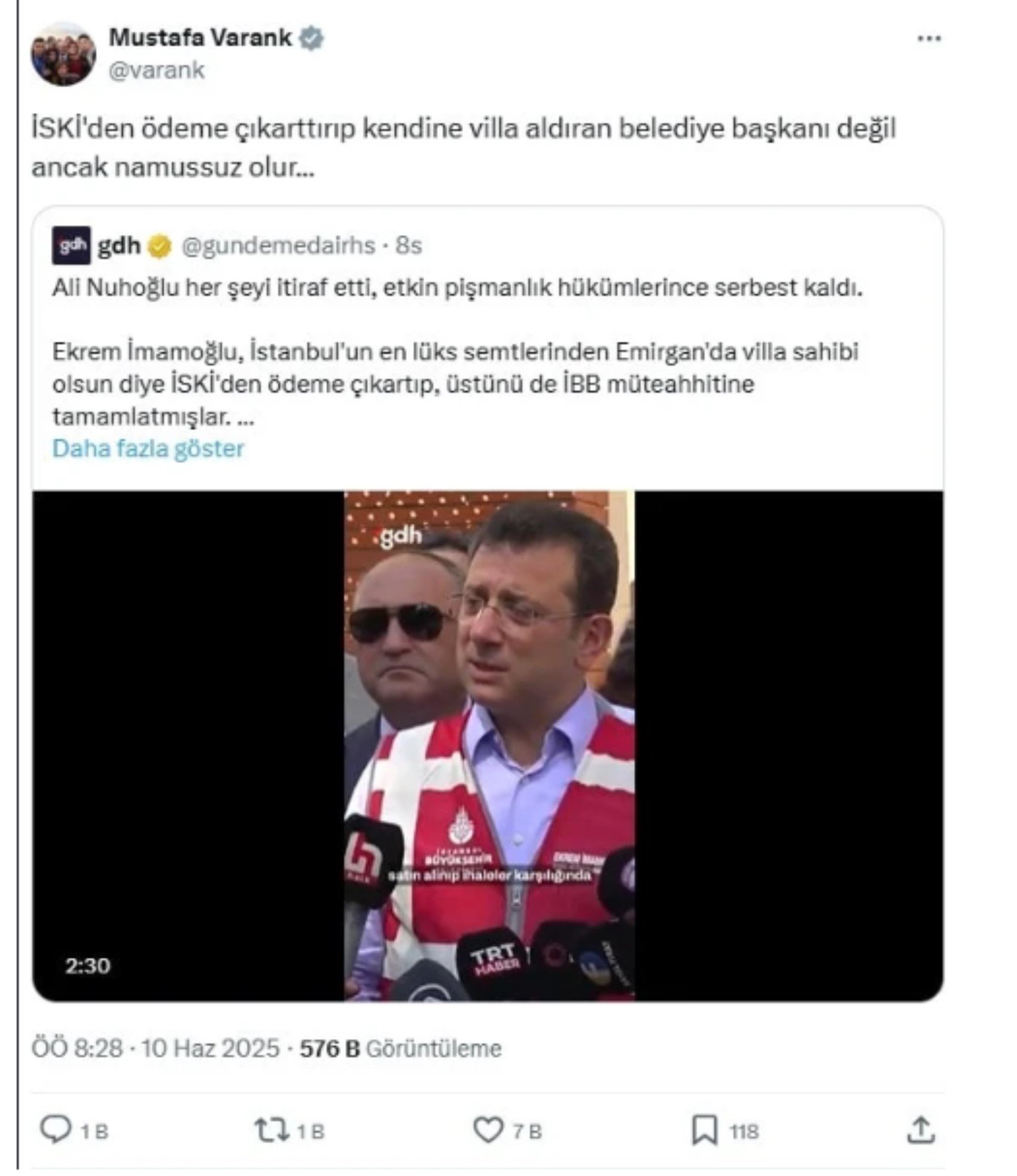 CHP’nin yas gününde sert sözler: AKP'li Varank’tan İmamoğlu’na hakaret