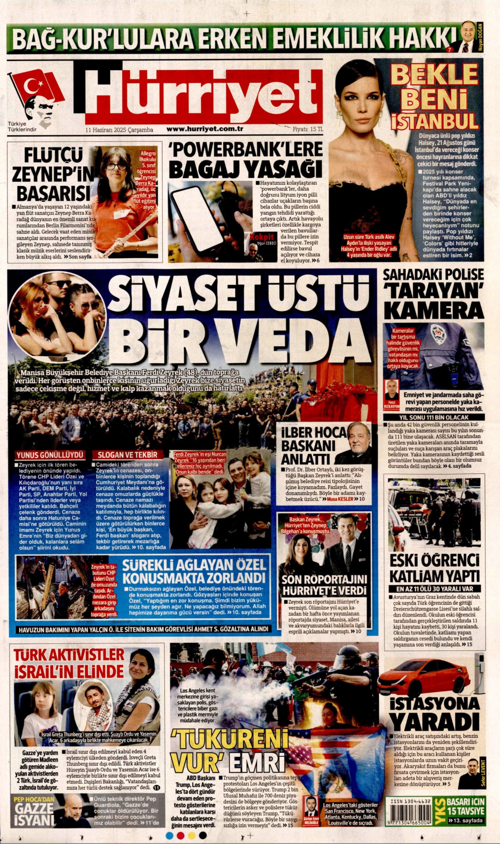 Yeni Akit, skandal başlığını böyle savundu: Gazeteler, Ferdi Zeyrek'in cenazesini nasıl gördü? (11 Haziran 2025 gazete manşetleri)