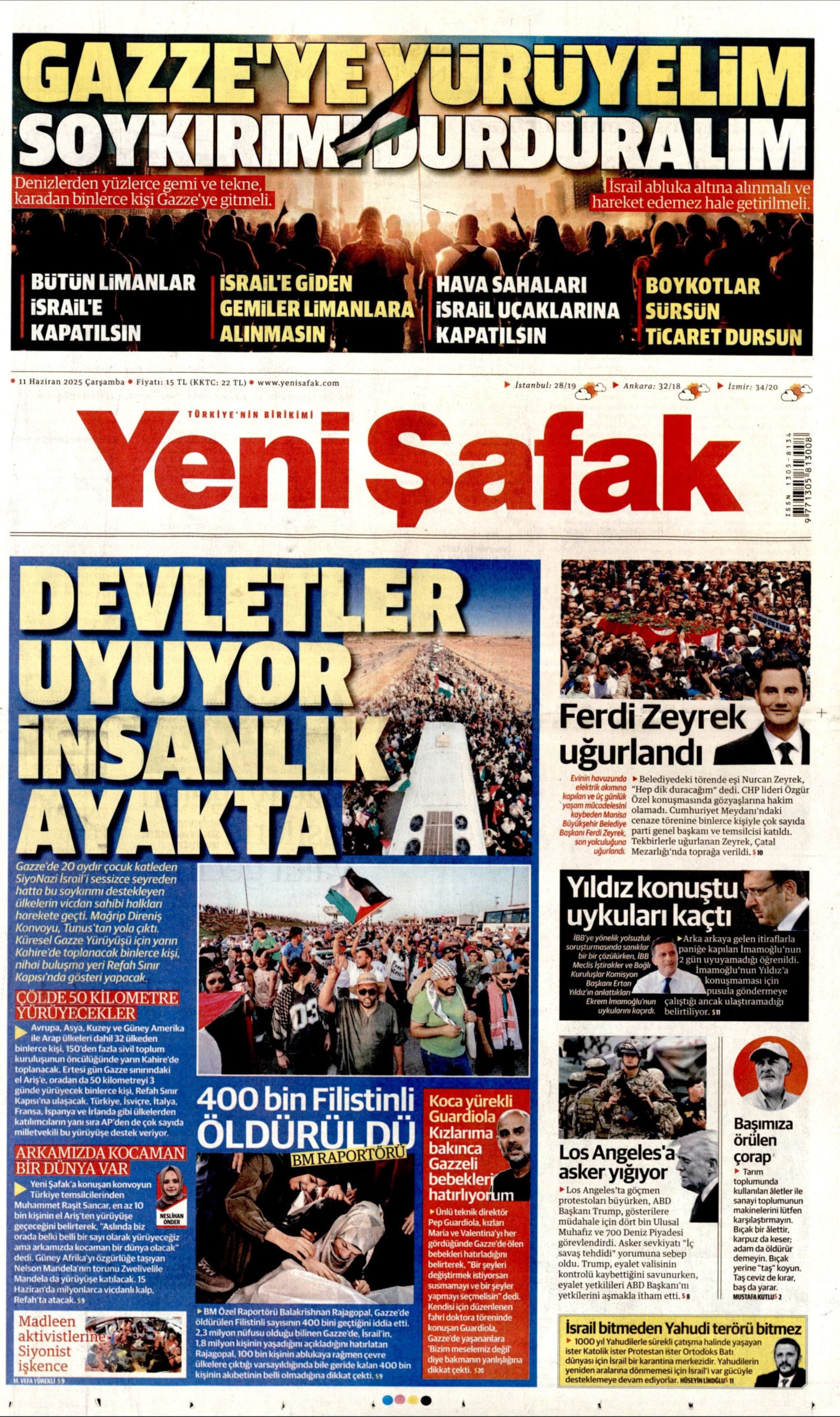 Yeni Akit, skandal başlığını böyle savundu: Gazeteler, Ferdi Zeyrek'in cenazesini nasıl gördü? (11 Haziran 2025 gazete manşetleri)