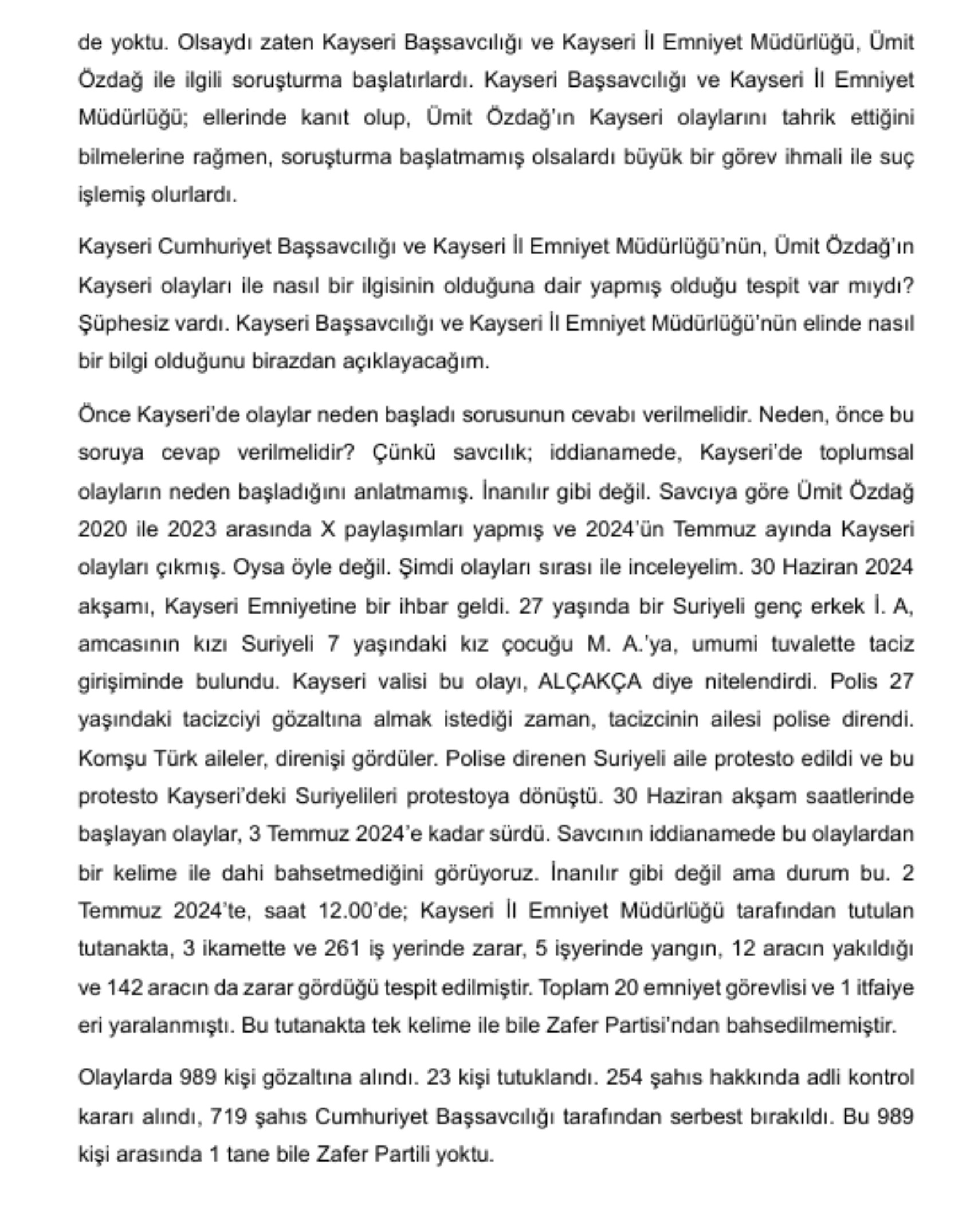 Ümit Özdağ 142 günün sonunda hakim karşısında! 'İmzasız, damgasız evrakla tutuklandım; hazır tutanak ise 17 gün sonra yollandı'