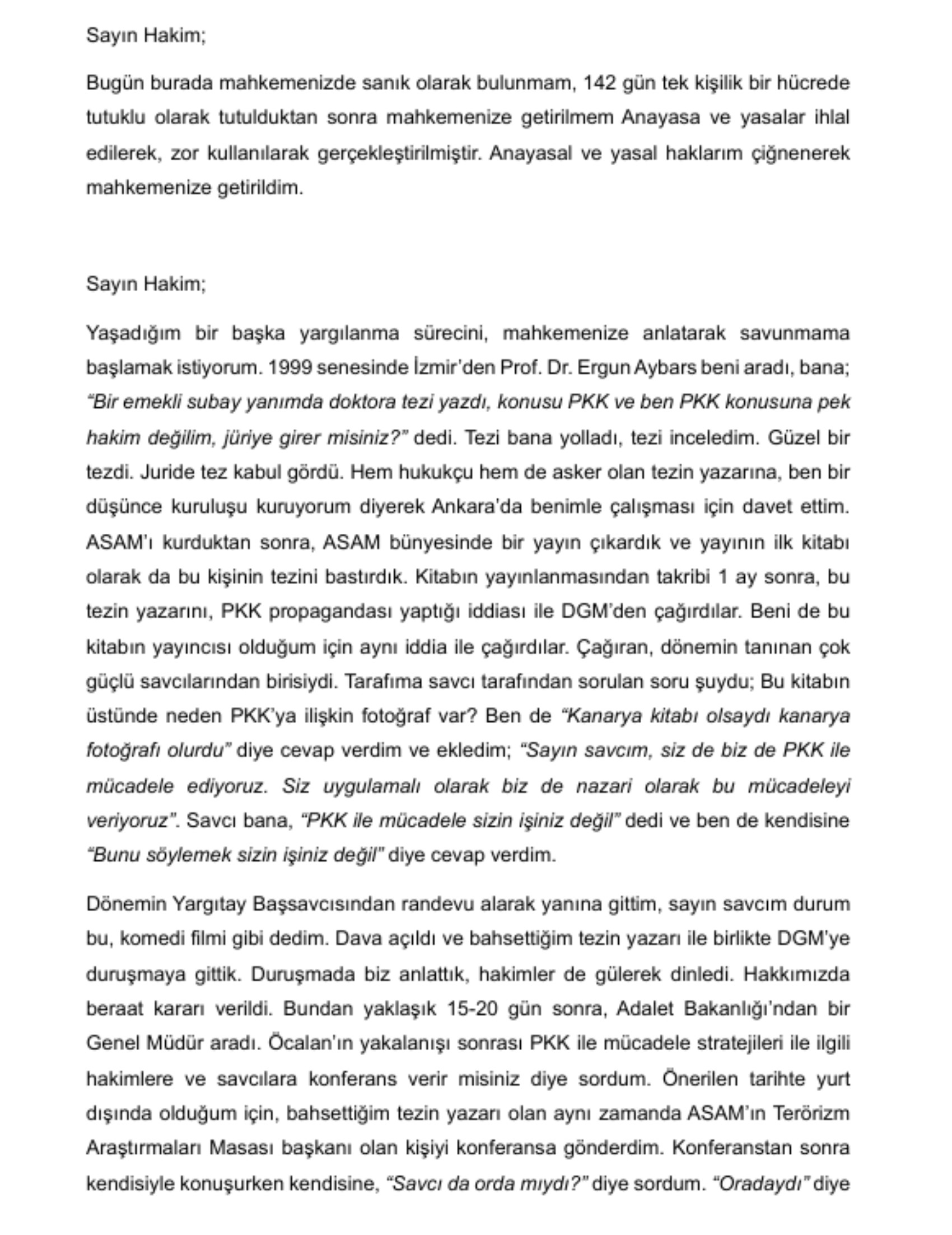 Ümit Özdağ 142 günün sonunda hakim karşısında! 'İmzasız, damgasız evrakla tutuklandım; hazır tutanak ise 17 gün sonra yollandı'