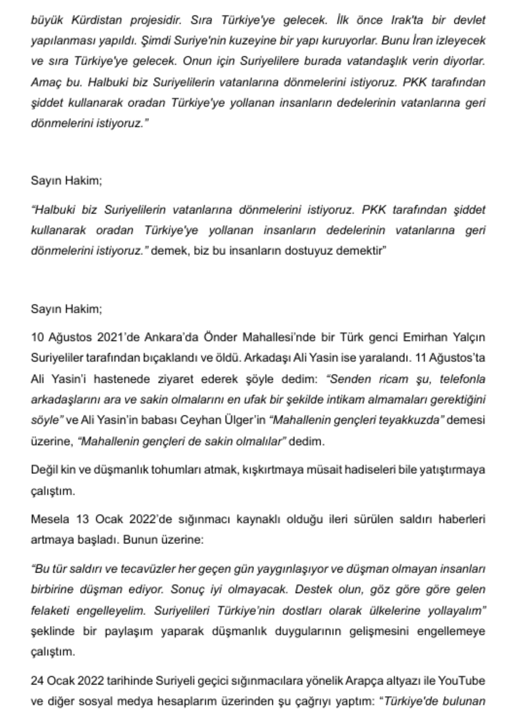 Ümit Özdağ 142 günün sonunda hakim karşısında! 'İmzasız, damgasız evrakla tutuklandım; hazır tutanak ise 17 gün sonra yollandı'