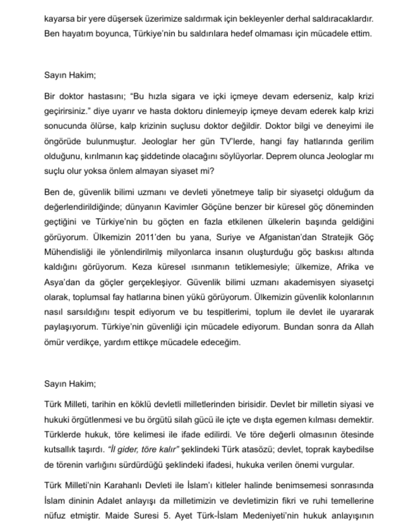 Ümit Özdağ 142 günün sonunda hakim karşısında! 'İmzasız, damgasız evrakla tutuklandım; hazır tutanak ise 17 gün sonra yollandı'