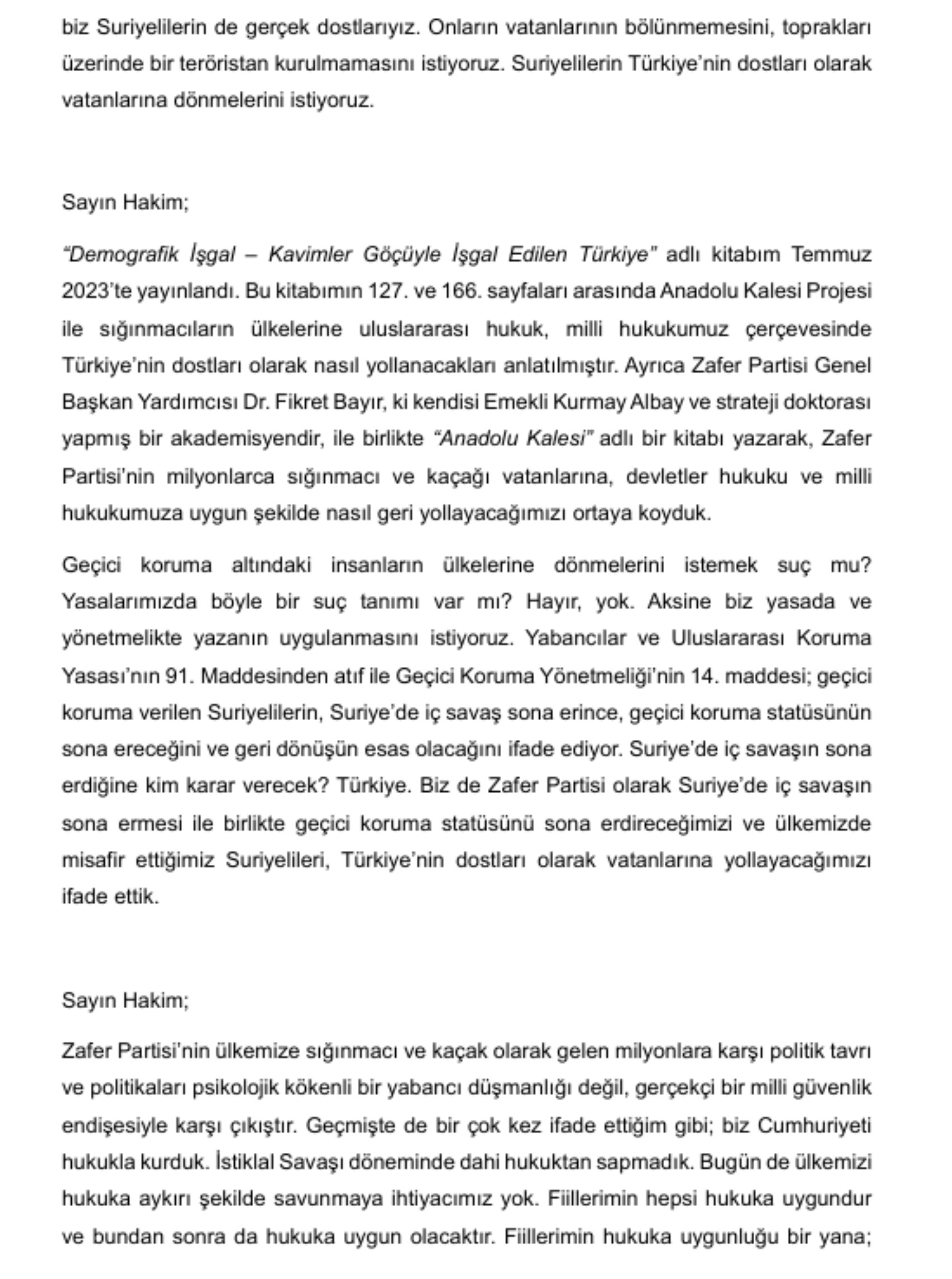 Ümit Özdağ 142 günün sonunda hakim karşısında! 'İmzasız, damgasız evrakla tutuklandım; hazır tutanak ise 17 gün sonra yollandı'