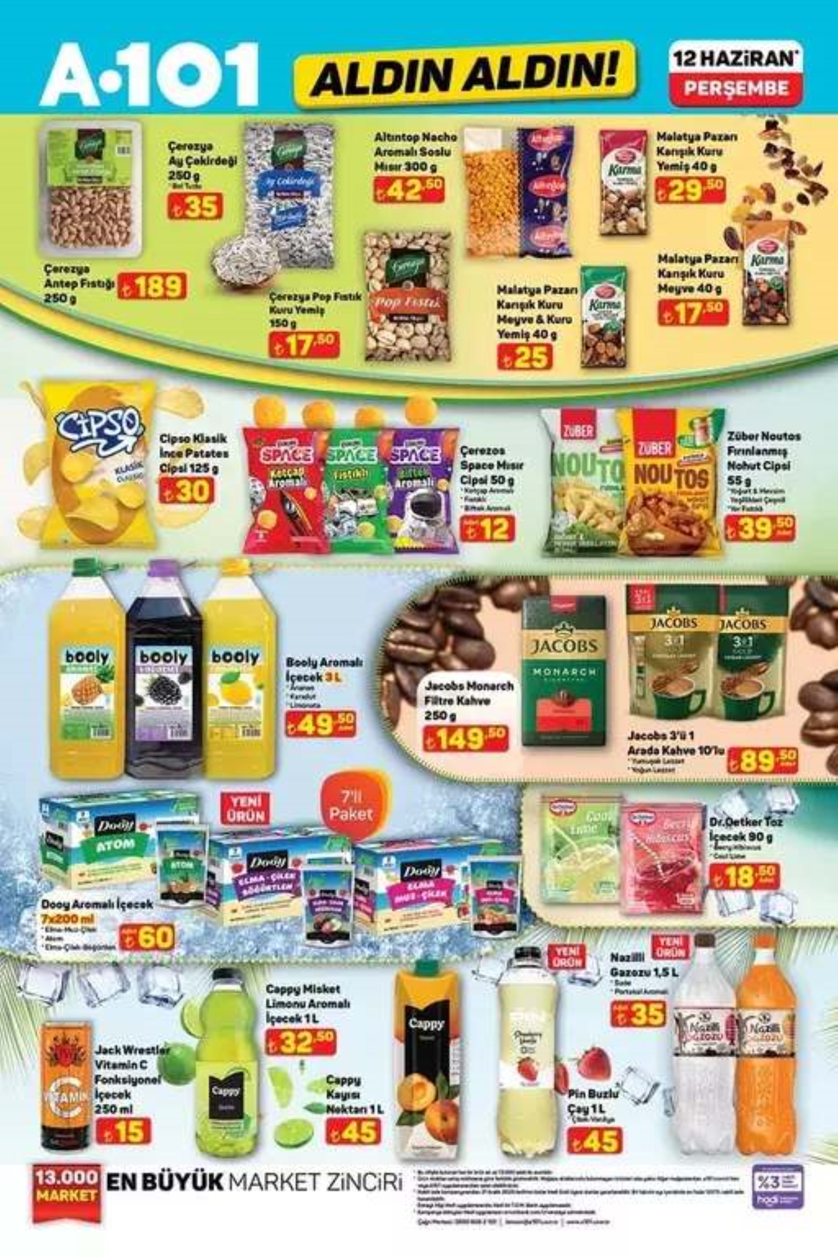 Bugün satışta! A101 Aktüel 12 Haziran kataloğu yayımlandı! Bu hafta A101 marketlere neler geliyor? Hangi ürünler indirimde?