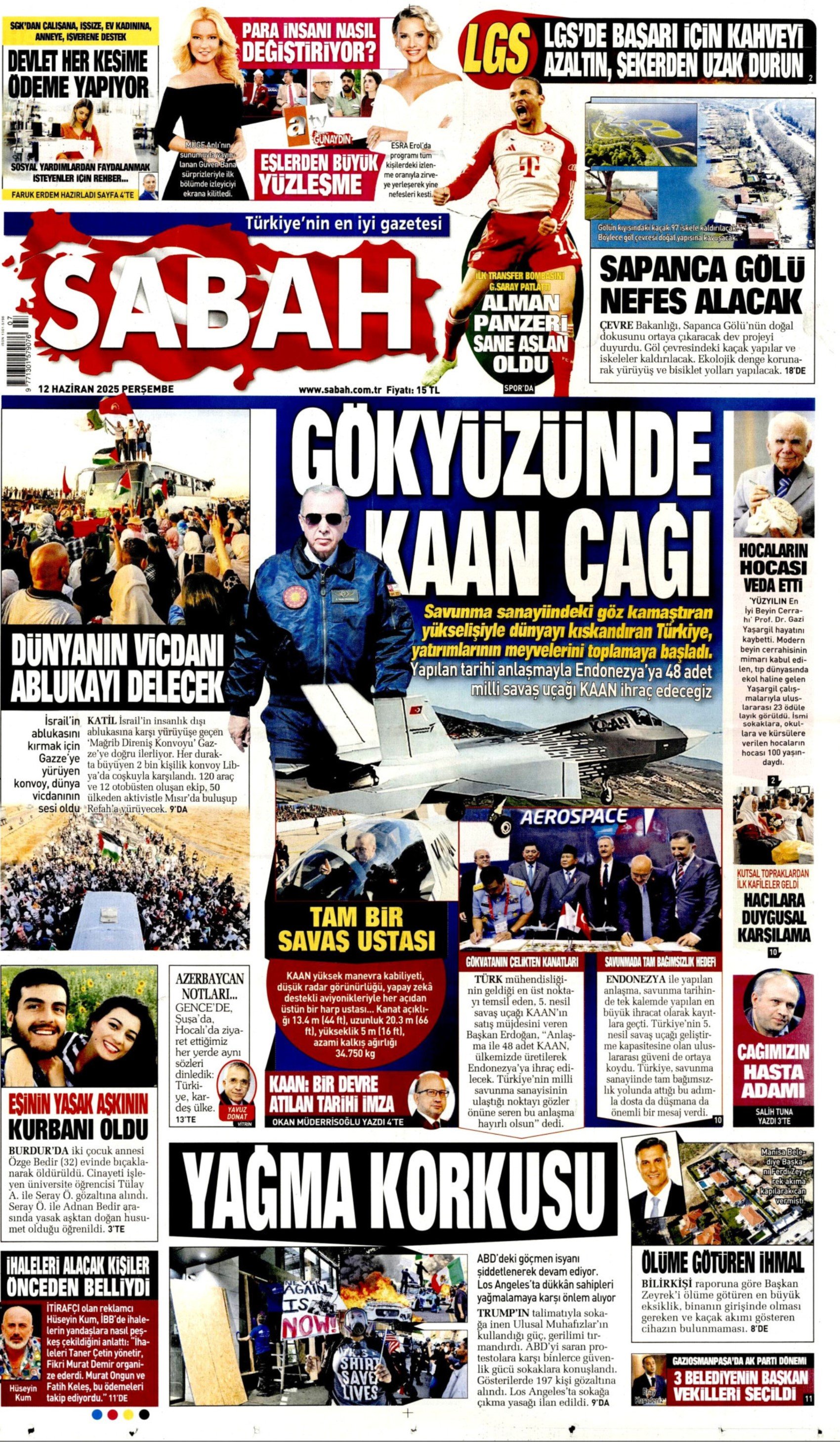12 Haziran 2025 gazete manşetleri: Gazeteler, Gaziosmanpaşa Belediyesi'nin AKP'ye geçmesini nasıl gördü?
