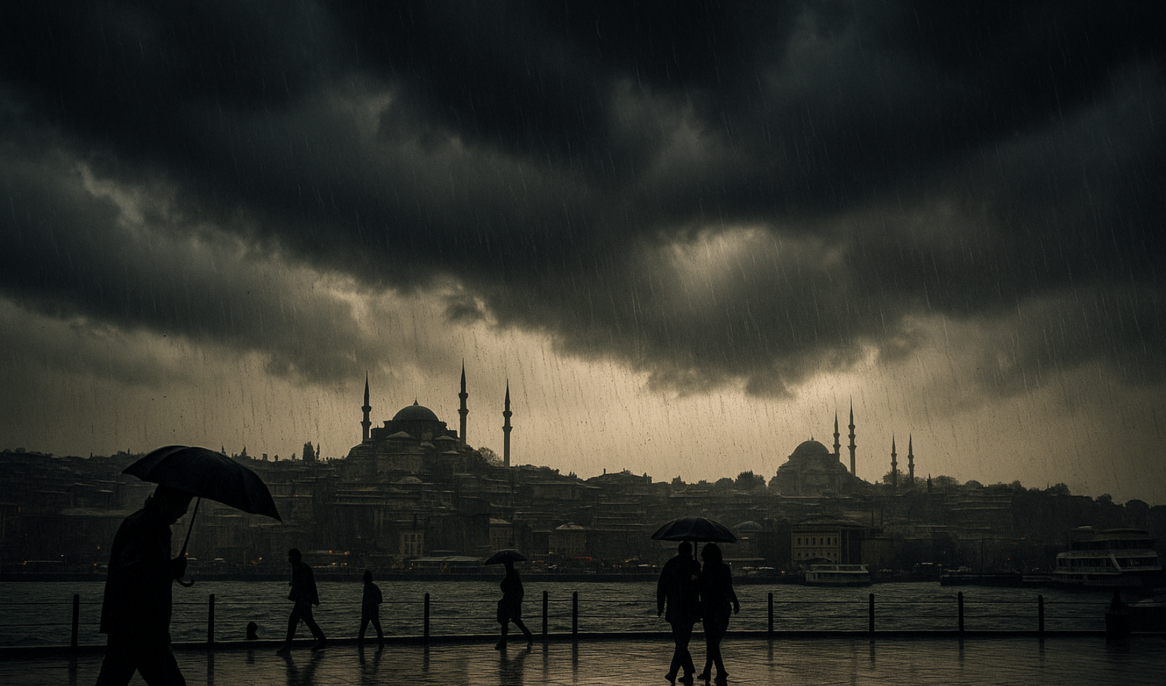 İstanbul’da pazar günü sağanak yağış bekleniyor: Meteoroloji’den uyarı