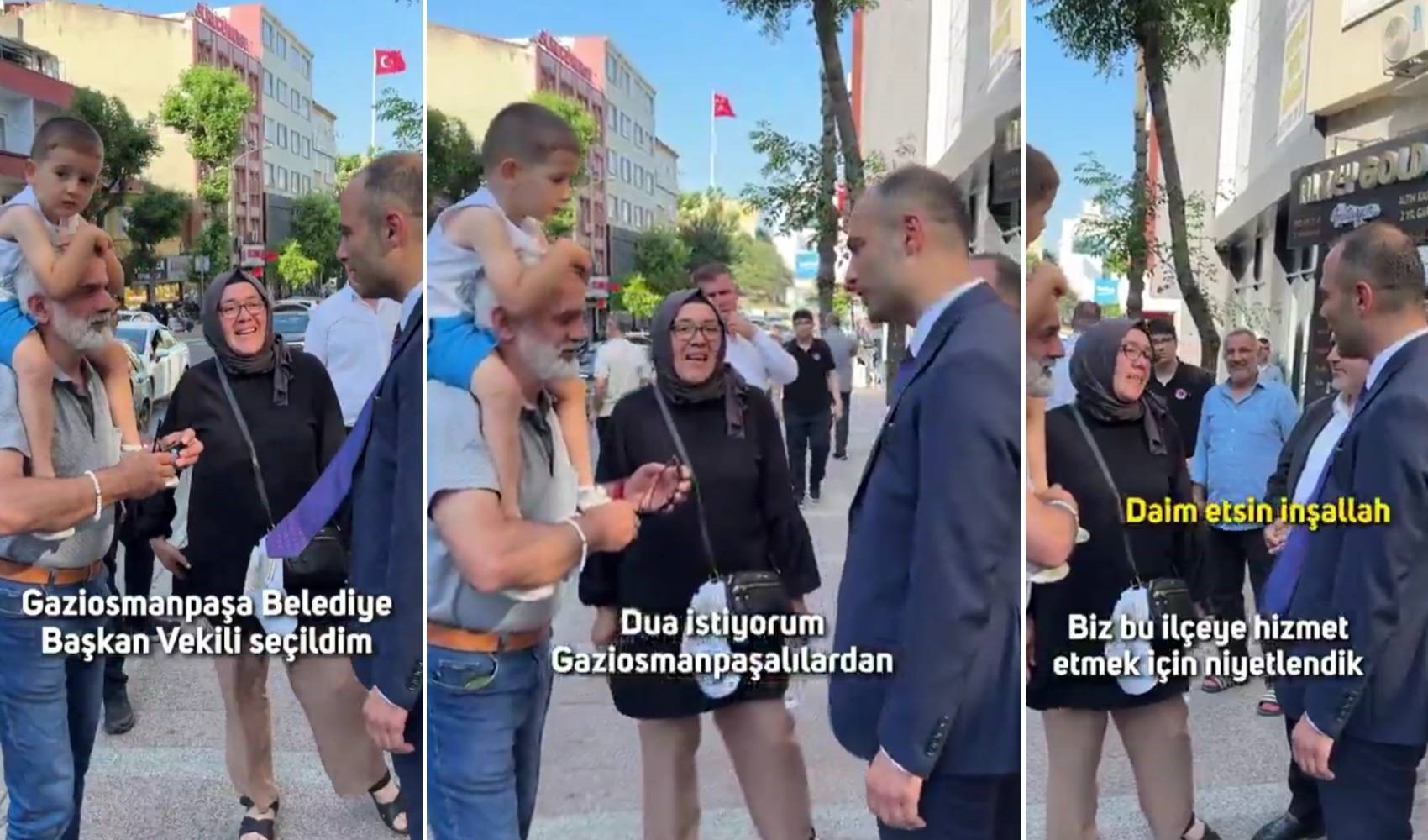 Tutuklu başkanın yerine geçti, makamda gülümsedi, sahaya indi