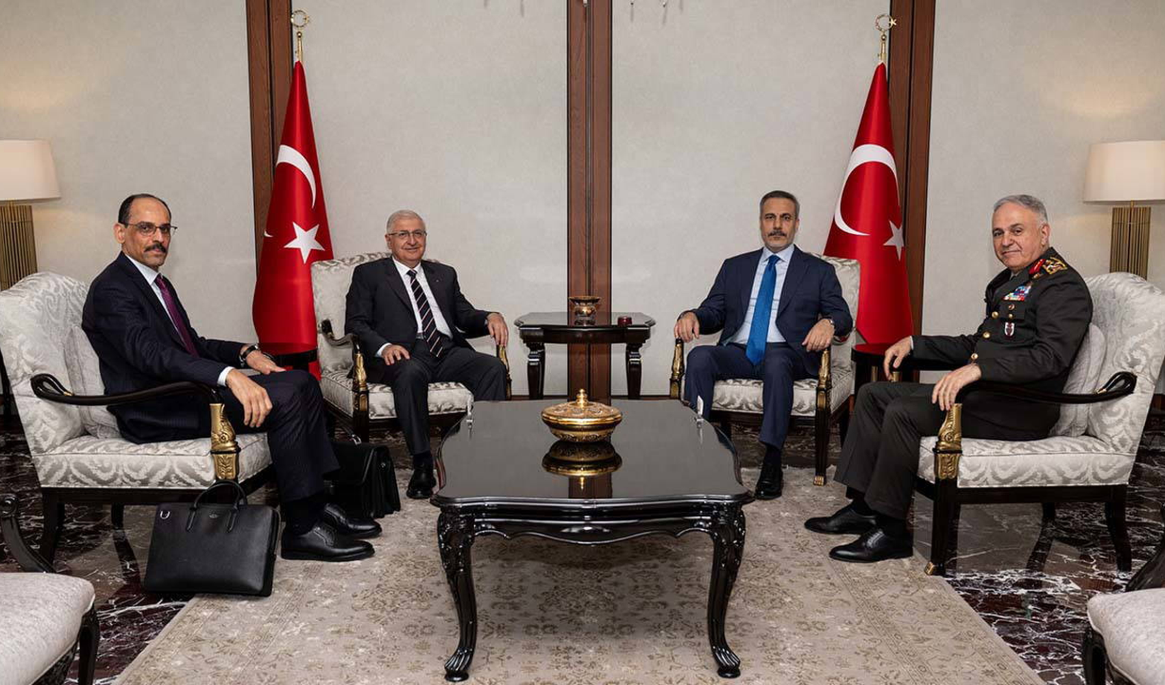 Hakan Fidan, Yaşar Güler, Metin Gürak, İbrahim Kalın bir araya geldi