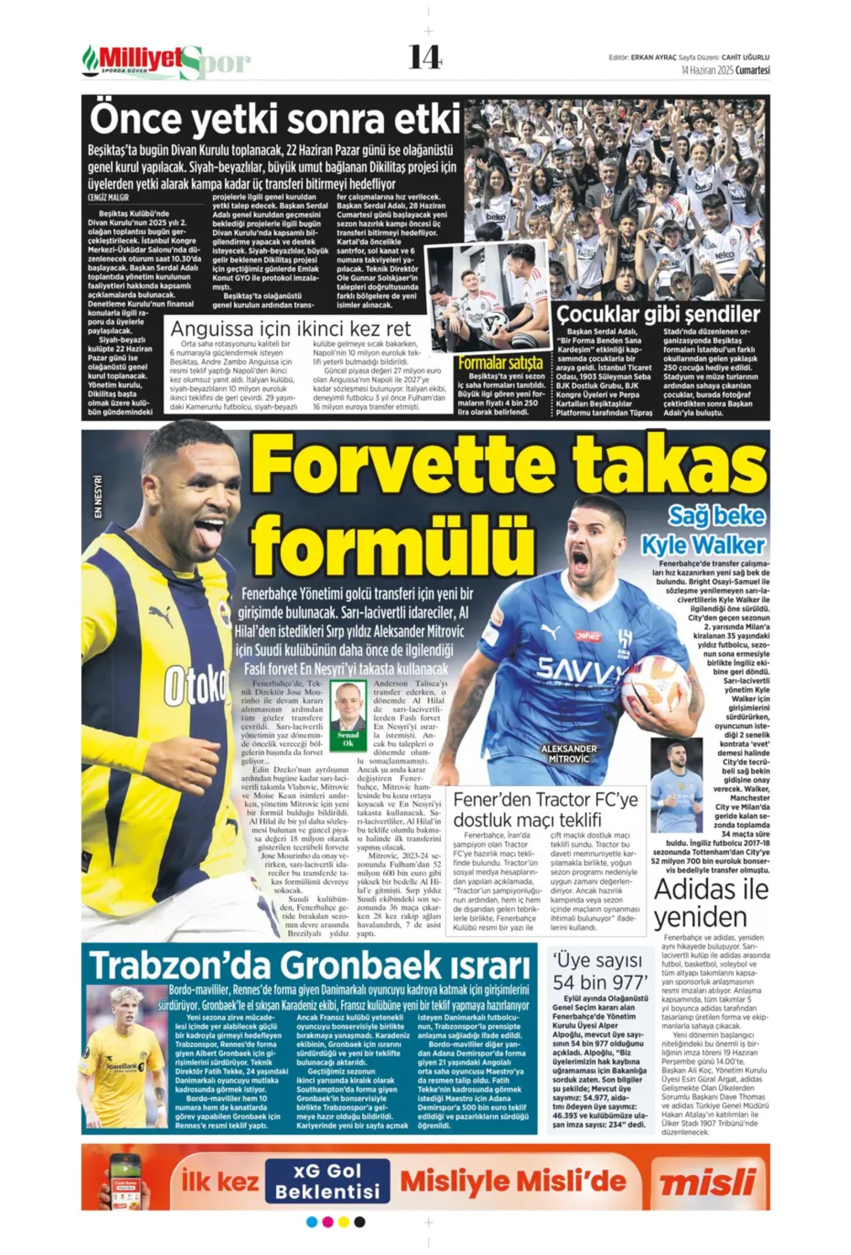 Fenerbahçe'de transfer hareketliliği başlıyor: Forvete takas formulü