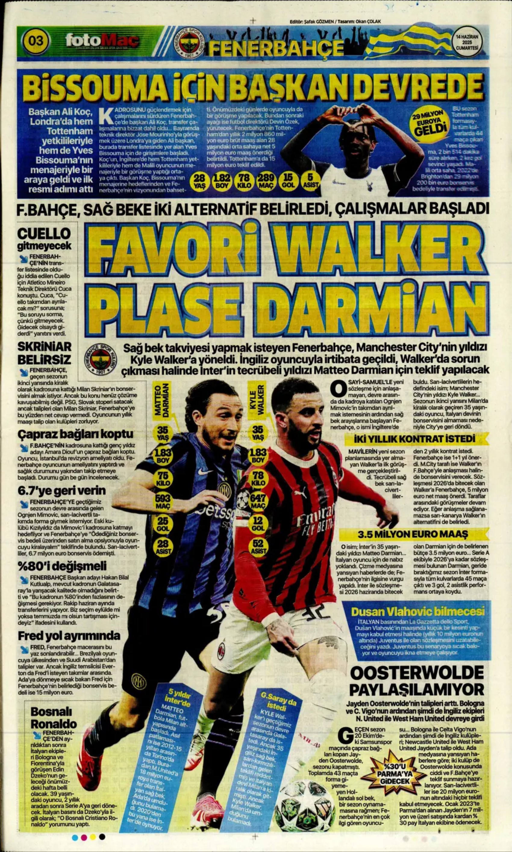 Fenerbahçe'de transfer hareketliliği başlıyor: Forvete takas formulü
