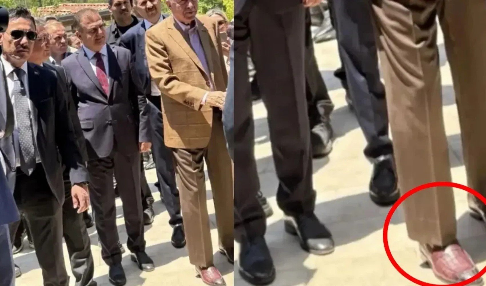 Erdoğan’ın ayakkabısı polemik yaratmıştı: Saray'dan açıklama geldi
