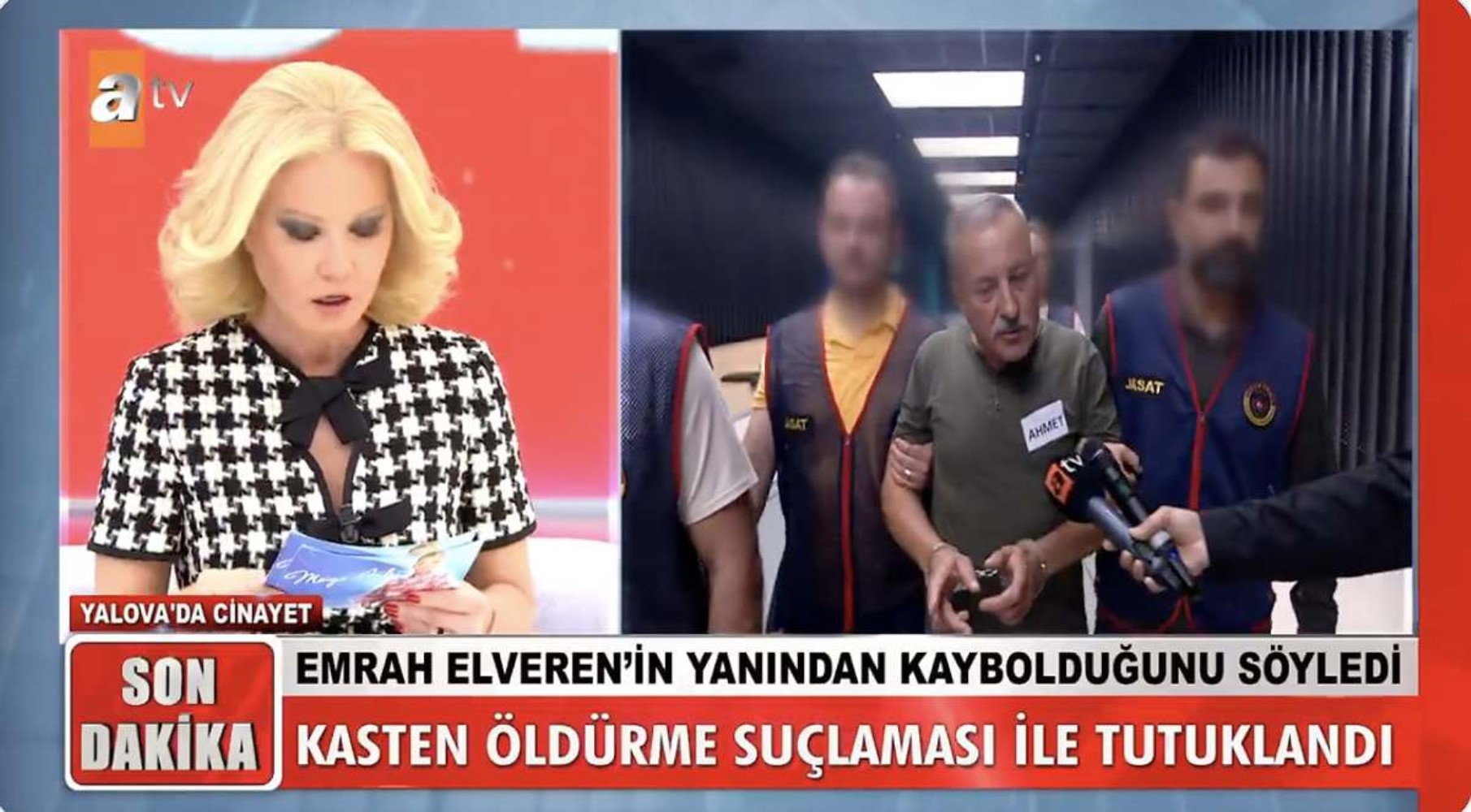 Müge Anlı’da canlı yayında gözaltı: Emrah Elveren'in kayboluşunda yeni gelişme: Bahçede kemik bulundu