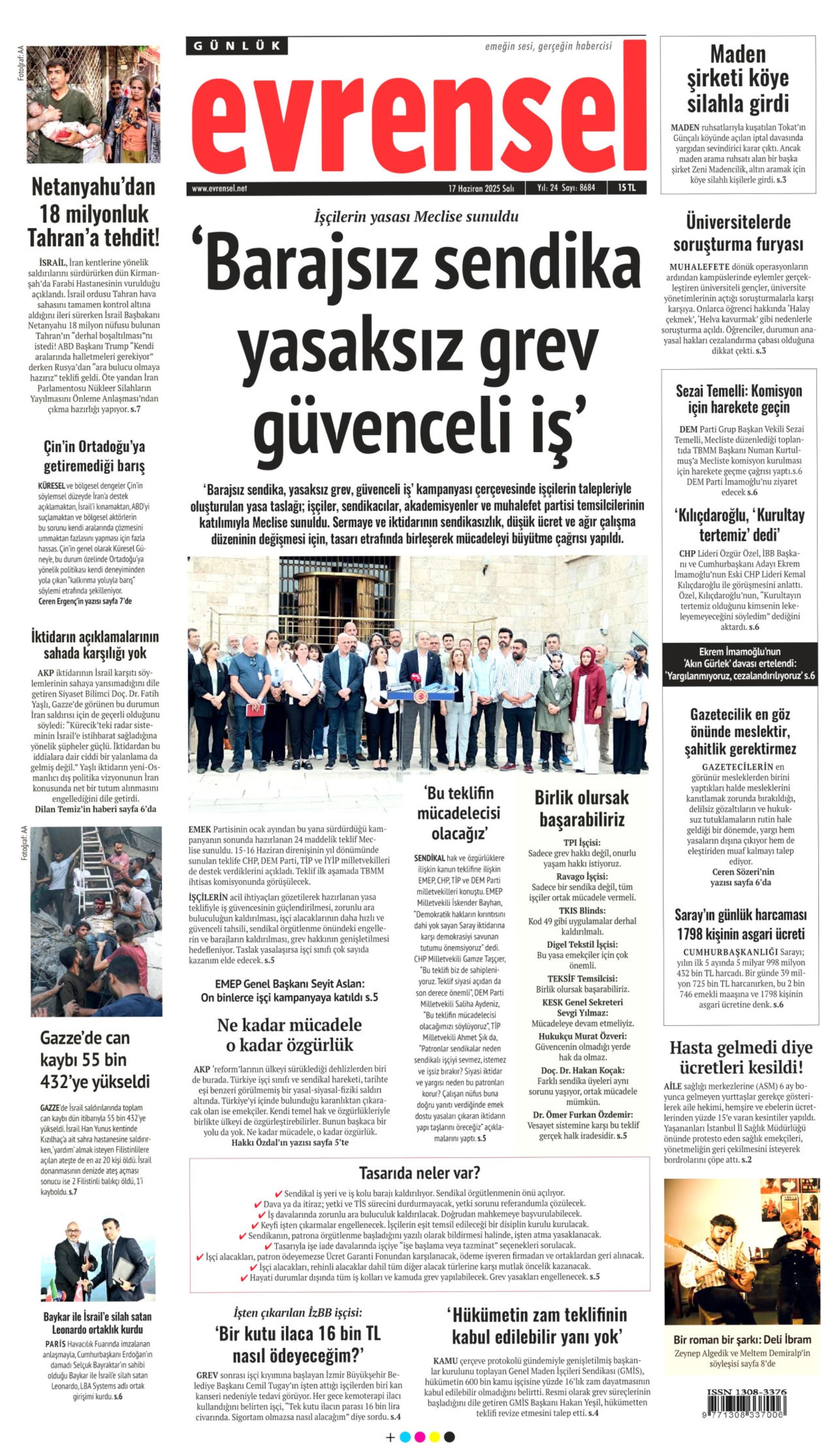 17 Haziran 2025 gazete manşetleri: Gazeteler, İmamoğlu'nun savunmasını nasıl gördü?