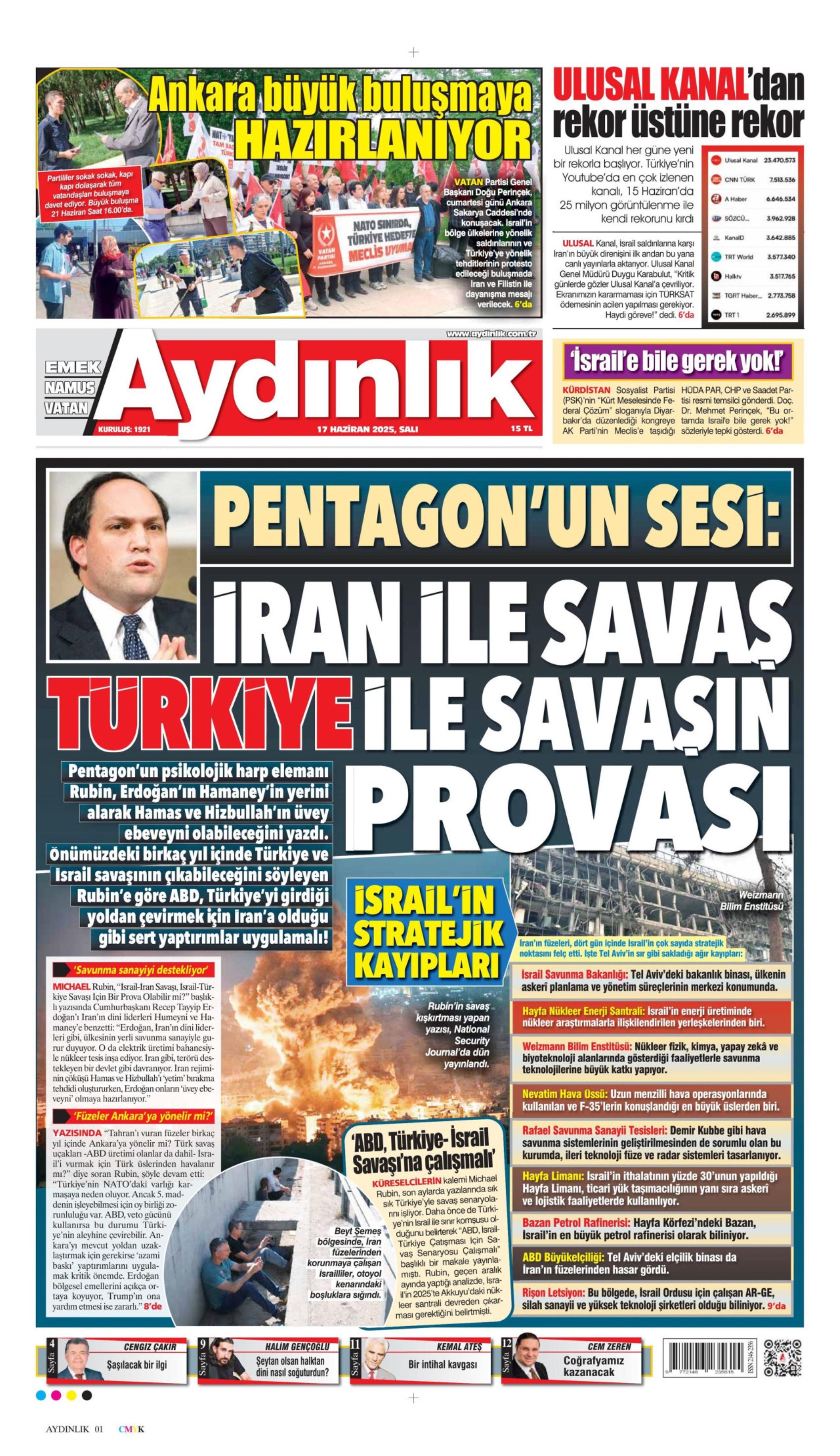 17 Haziran 2025 gazete manşetleri: Gazeteler, İmamoğlu'nun savunmasını nasıl gördü?