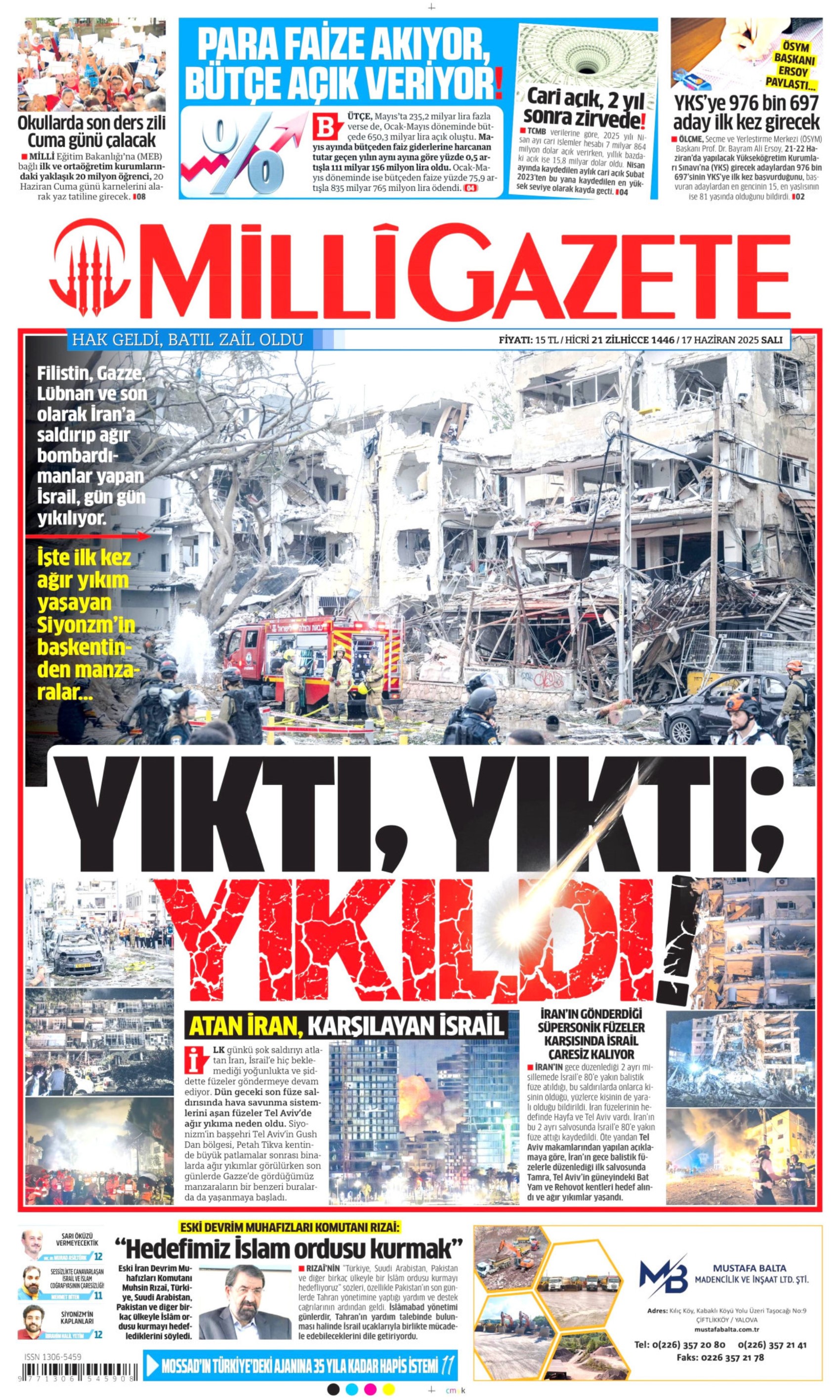 17 Haziran 2025 gazete manşetleri: Gazeteler, İmamoğlu'nun savunmasını nasıl gördü?
