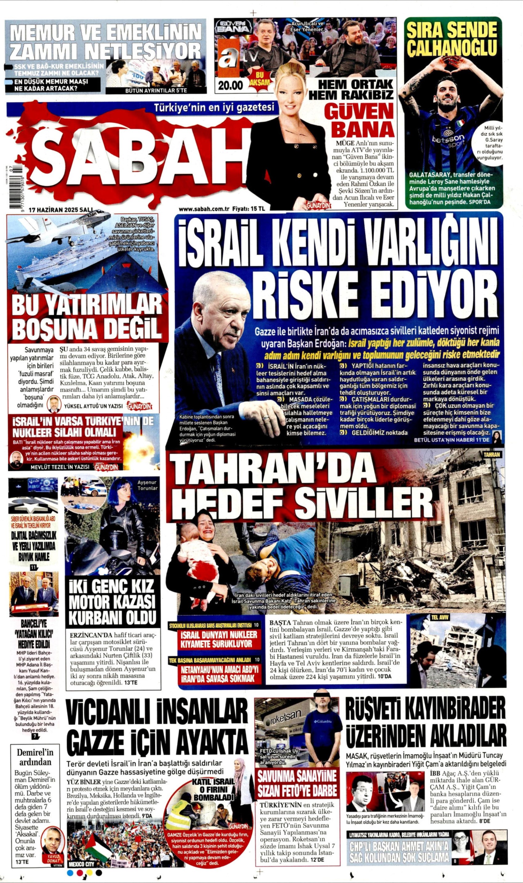 17 Haziran 2025 gazete manşetleri: Gazeteler, İmamoğlu'nun savunmasını nasıl gördü?