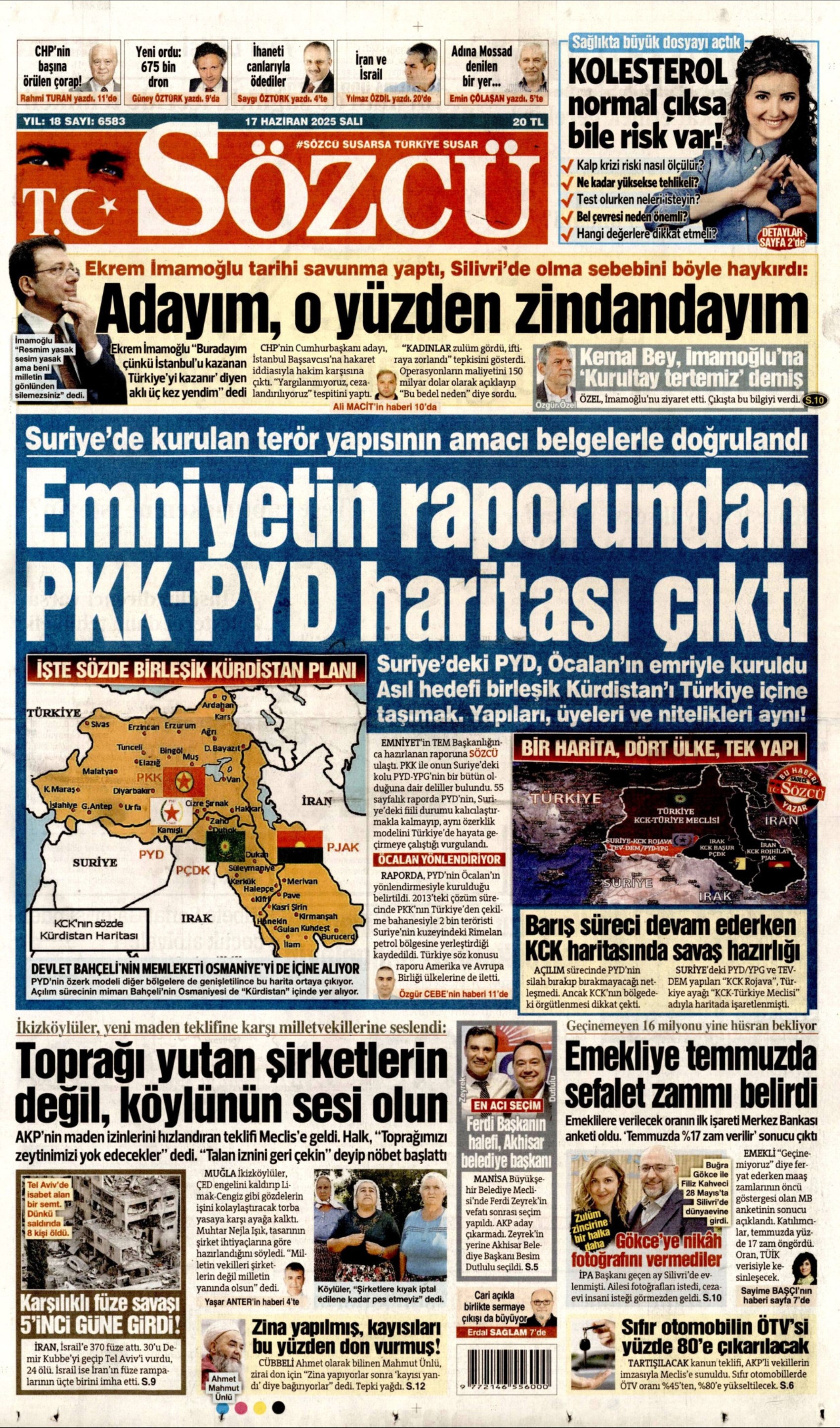 17 Haziran 2025 gazete manşetleri: Gazeteler, İmamoğlu'nun savunmasını nasıl gördü?