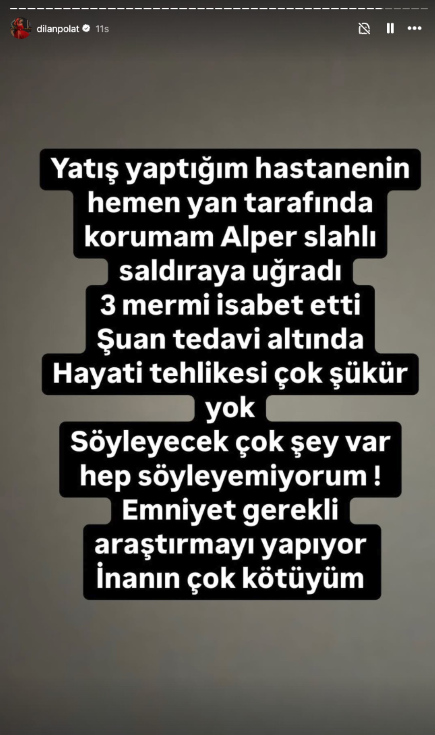 Koruması silahlı saldırıya uğrayan Dilan Polat'tan peş peşe paylaşımlar! Adalet Bakanlığı'na seslendi...