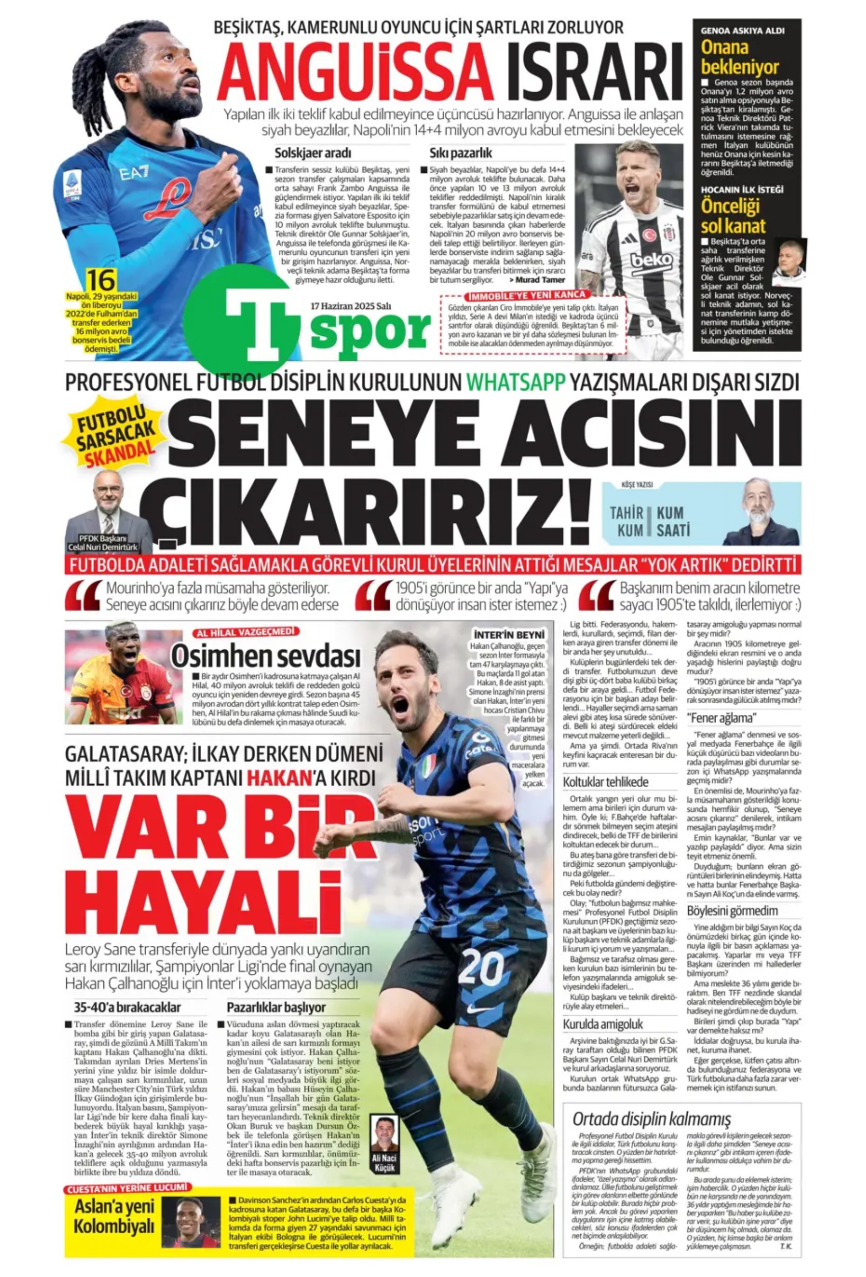 Sporda günün manşetleri: Kaptan gemileri yaktı, Galatasaray'ı istiyor!