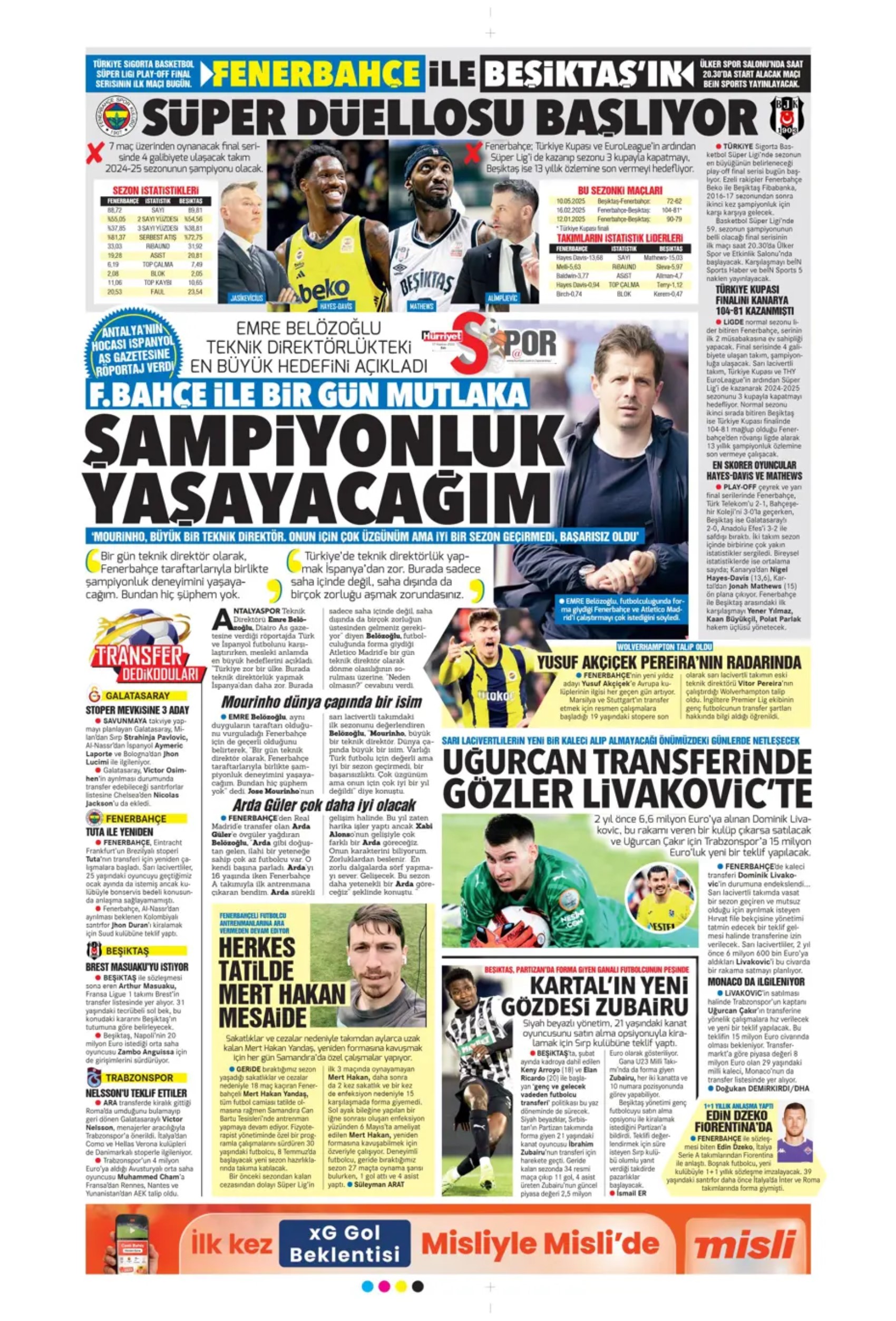 Sporda günün manşetleri: Kaptan gemileri yaktı, Galatasaray'ı istiyor!