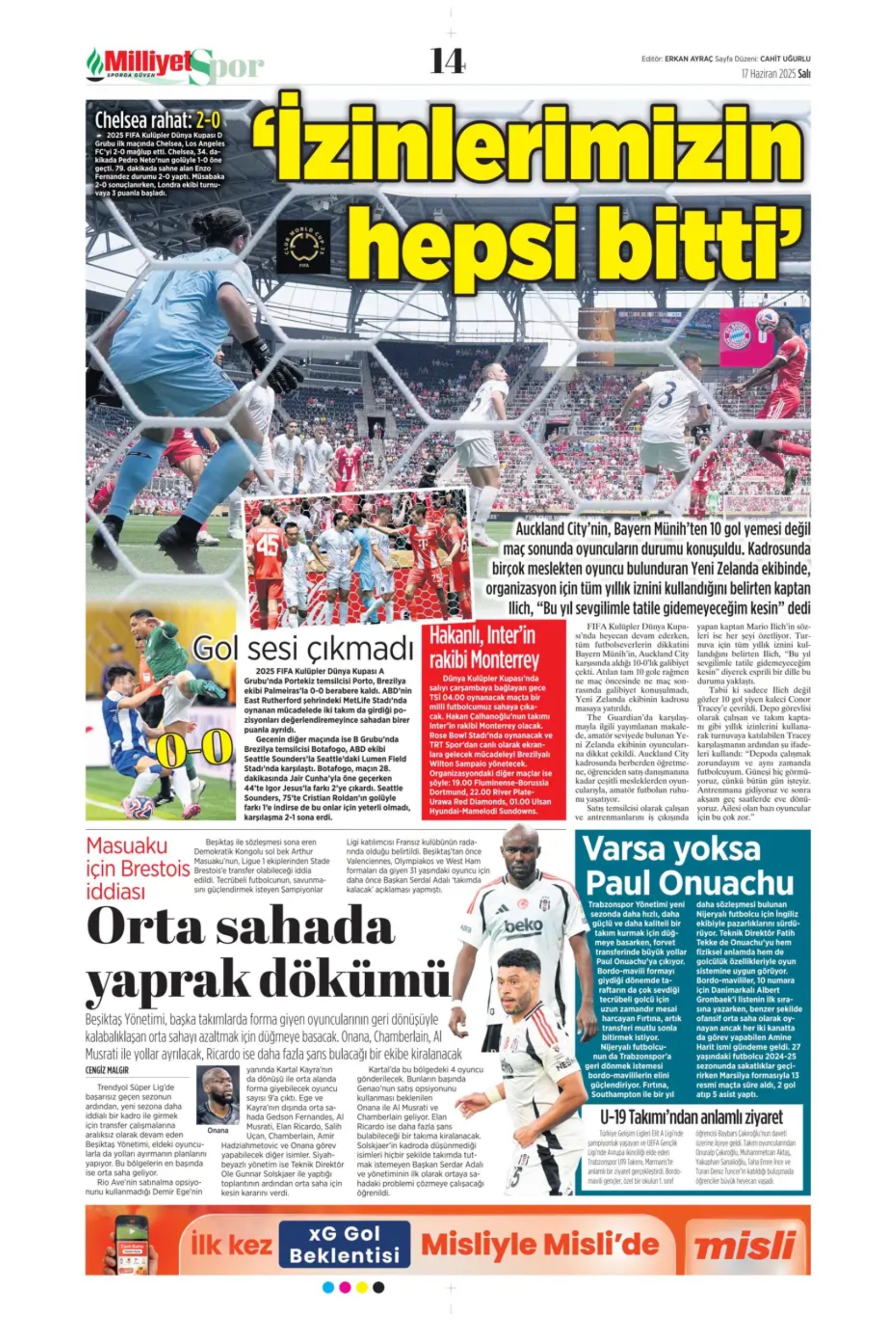 Sporda günün manşetleri: Kaptan gemileri yaktı, Galatasaray'ı istiyor!