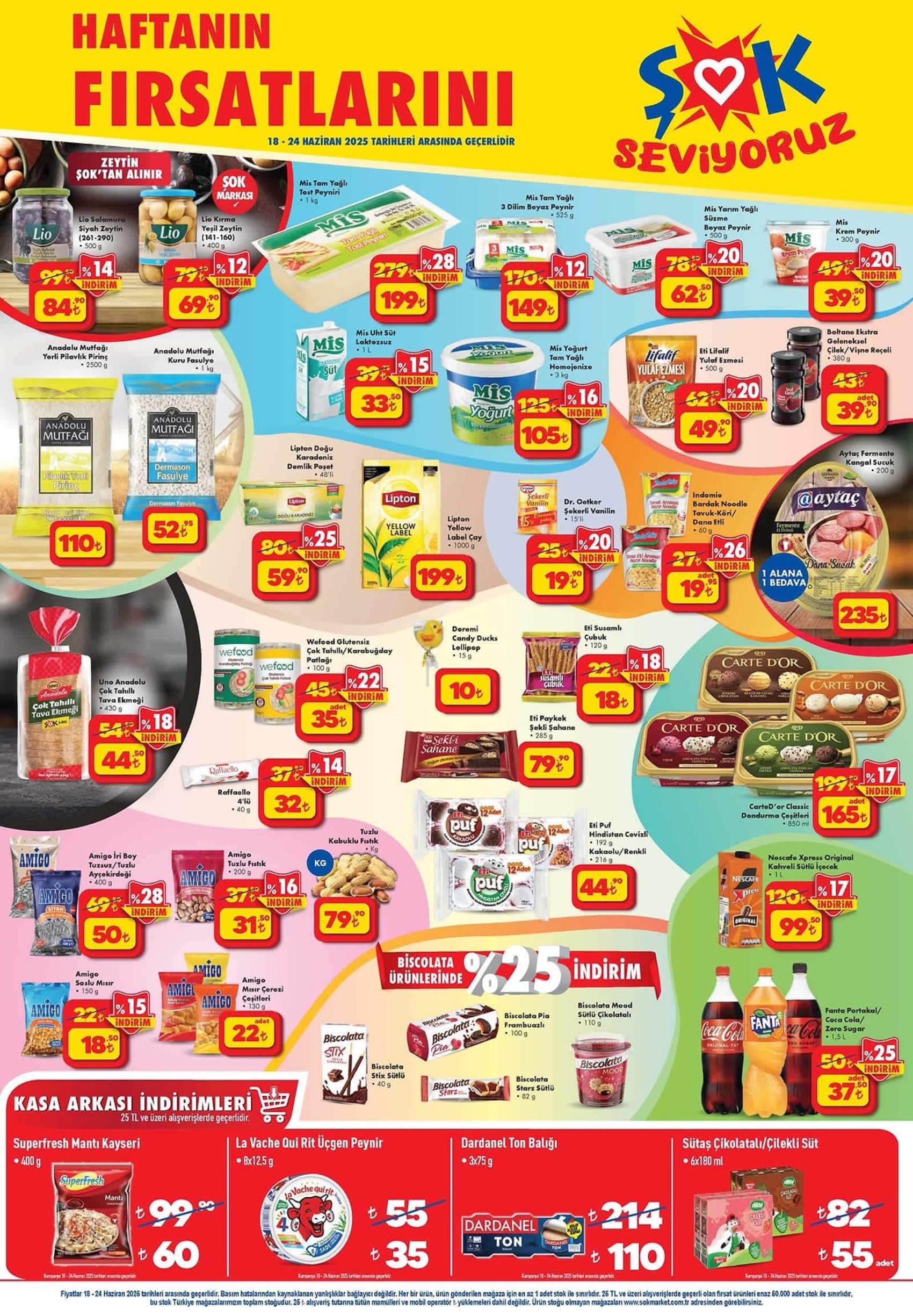 ŞOK market 18 Haziran Çarşamba aktüel kataloğu yayımlandı! Bu hafta ŞOK marketlere neler geliyor? Hangi ürünler indirimde?