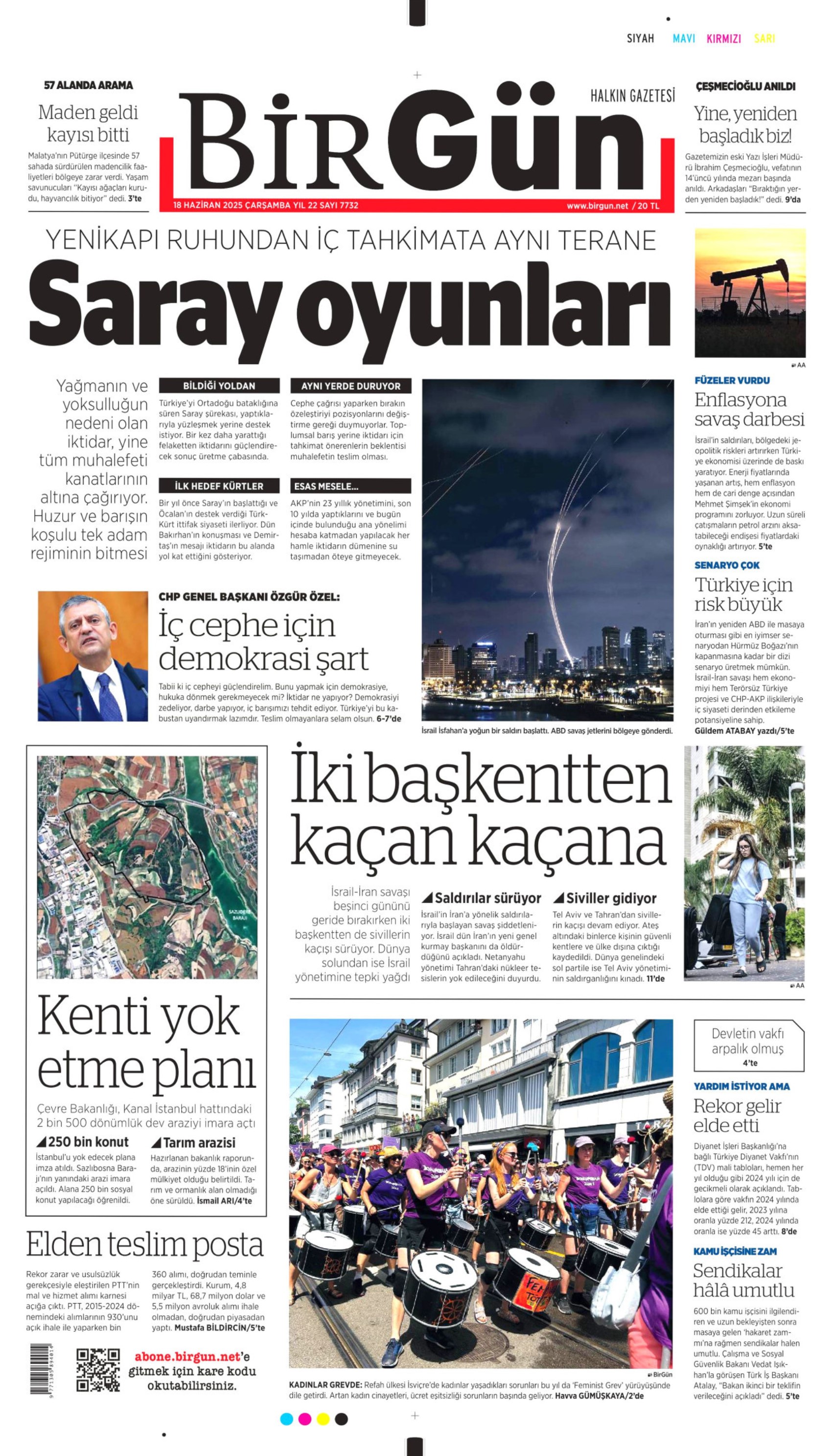 18 Haziran 2025 gazete manşetleri: Gazeteler, Ümit Özdağ'ın tahliyesini nasıl gördü?