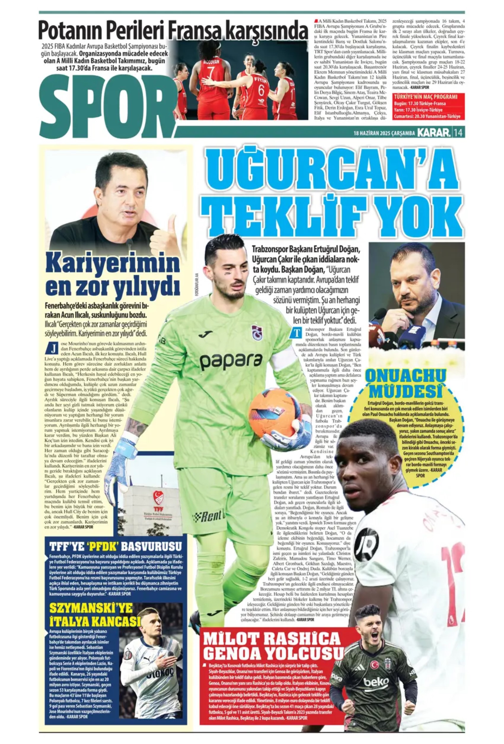 Sporda günün manşetleri... Transferde büyük derbi, Osimhen imzayı atıyor: O isimler istifalarını verdi