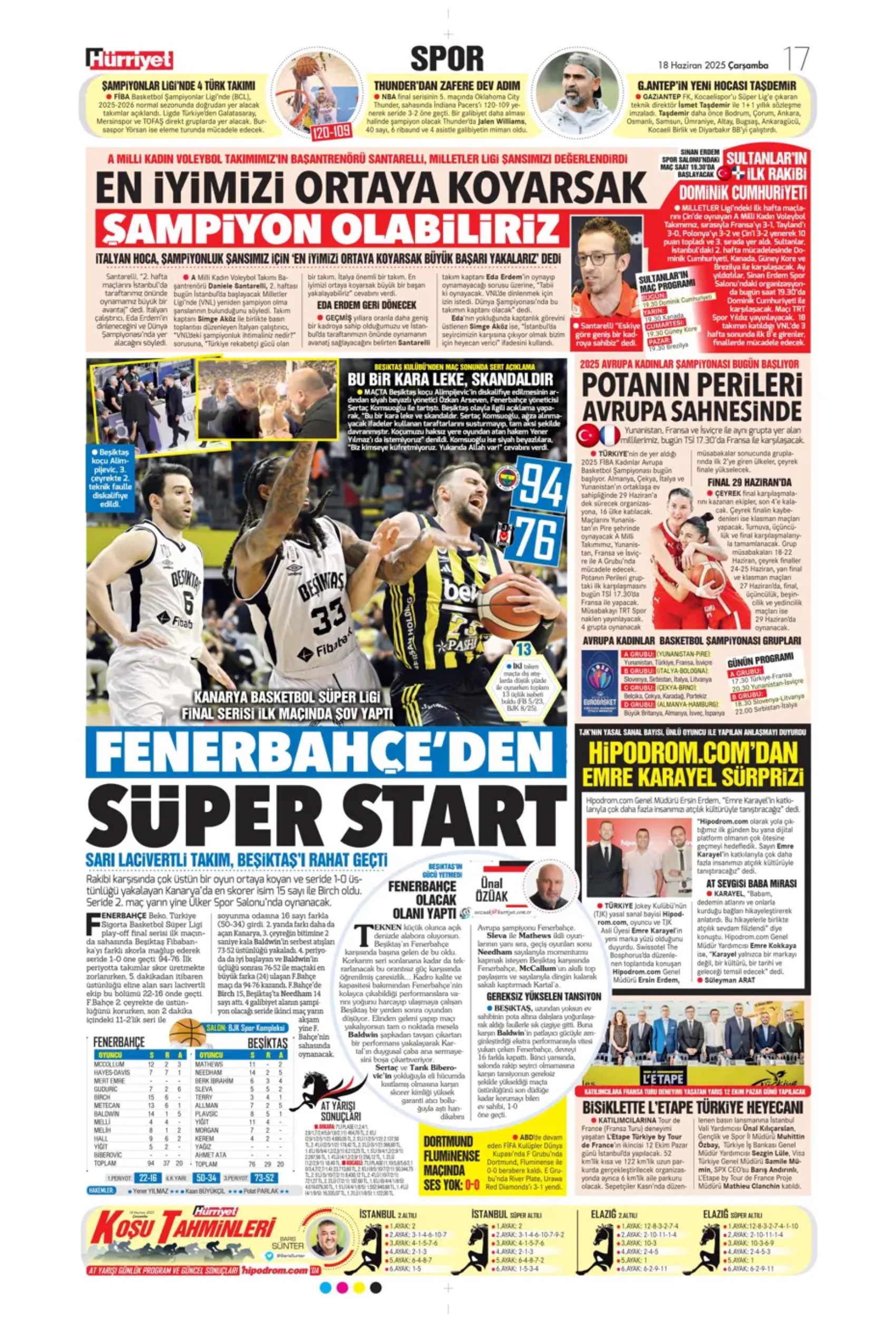 Sporda günün manşetleri... Transferde büyük derbi, Osimhen imzayı atıyor: O isimler istifalarını verdi