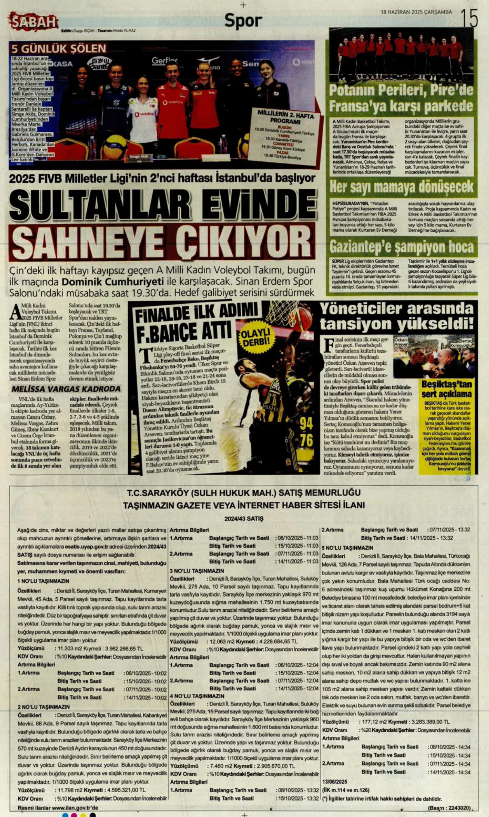 Sporda günün manşetleri... Transferde büyük derbi, Osimhen imzayı atıyor: O isimler istifalarını verdi