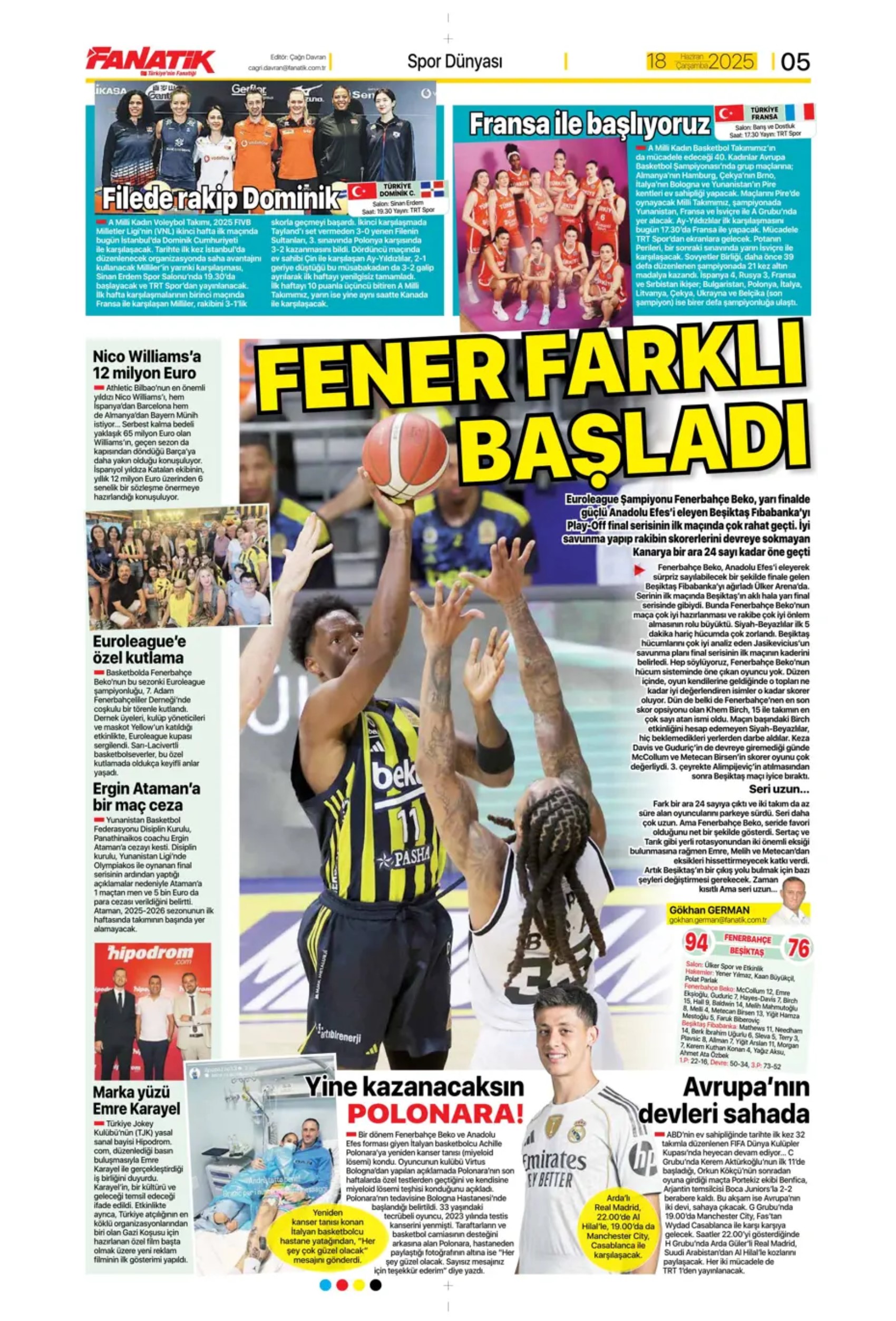 Sporda günün manşetleri... Transferde büyük derbi, Osimhen imzayı atıyor: O isimler istifalarını verdi