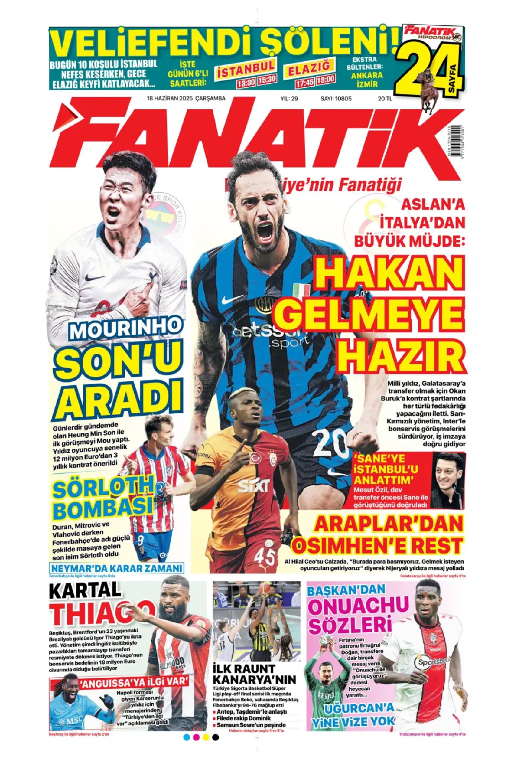 Sporda günün manşetleri... Transferde büyük derbi, Osimhen imzayı atıyor: O isimler istifalarını verdi