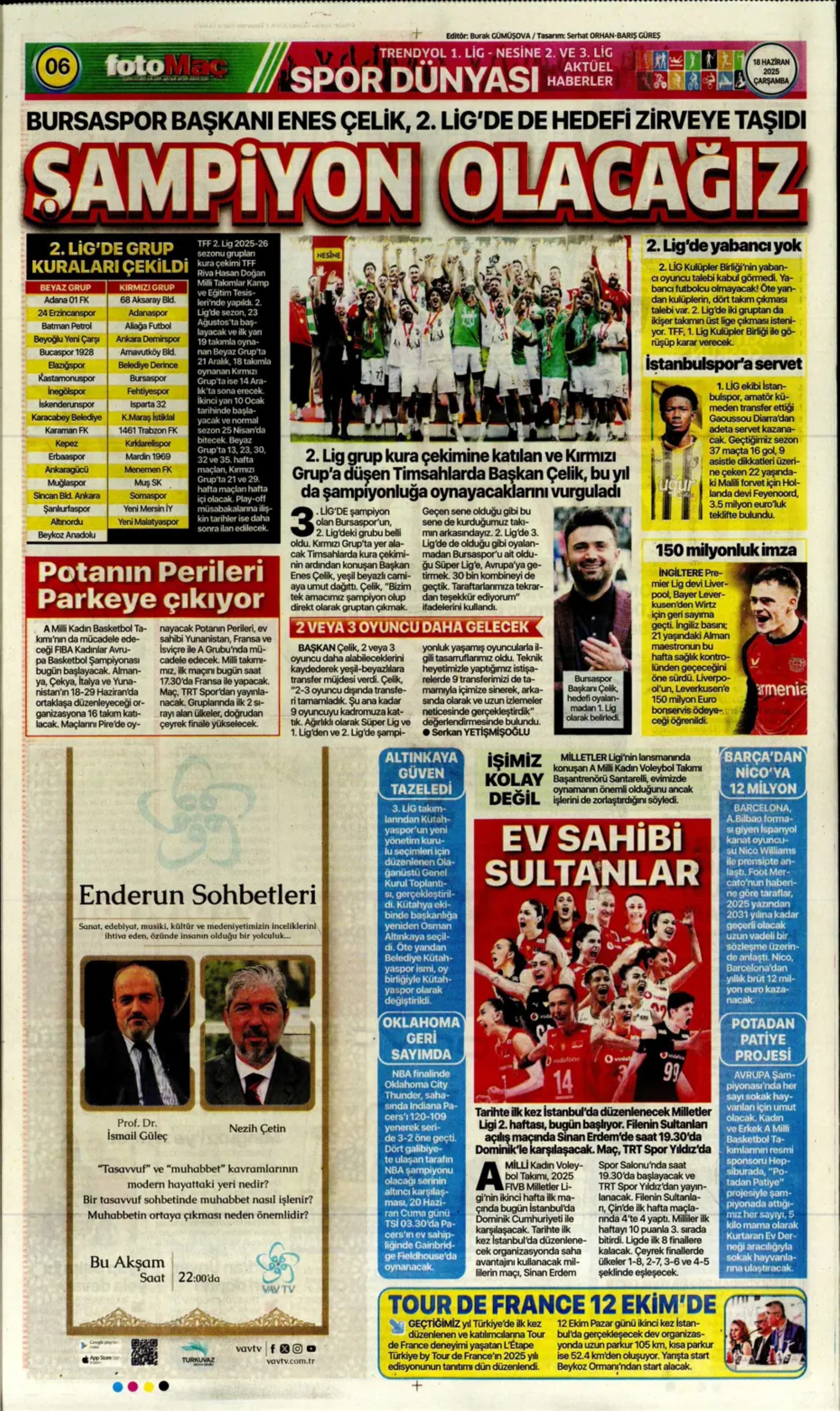 Sporda günün manşetleri... Transferde büyük derbi, Osimhen imzayı atıyor: O isimler istifalarını verdi