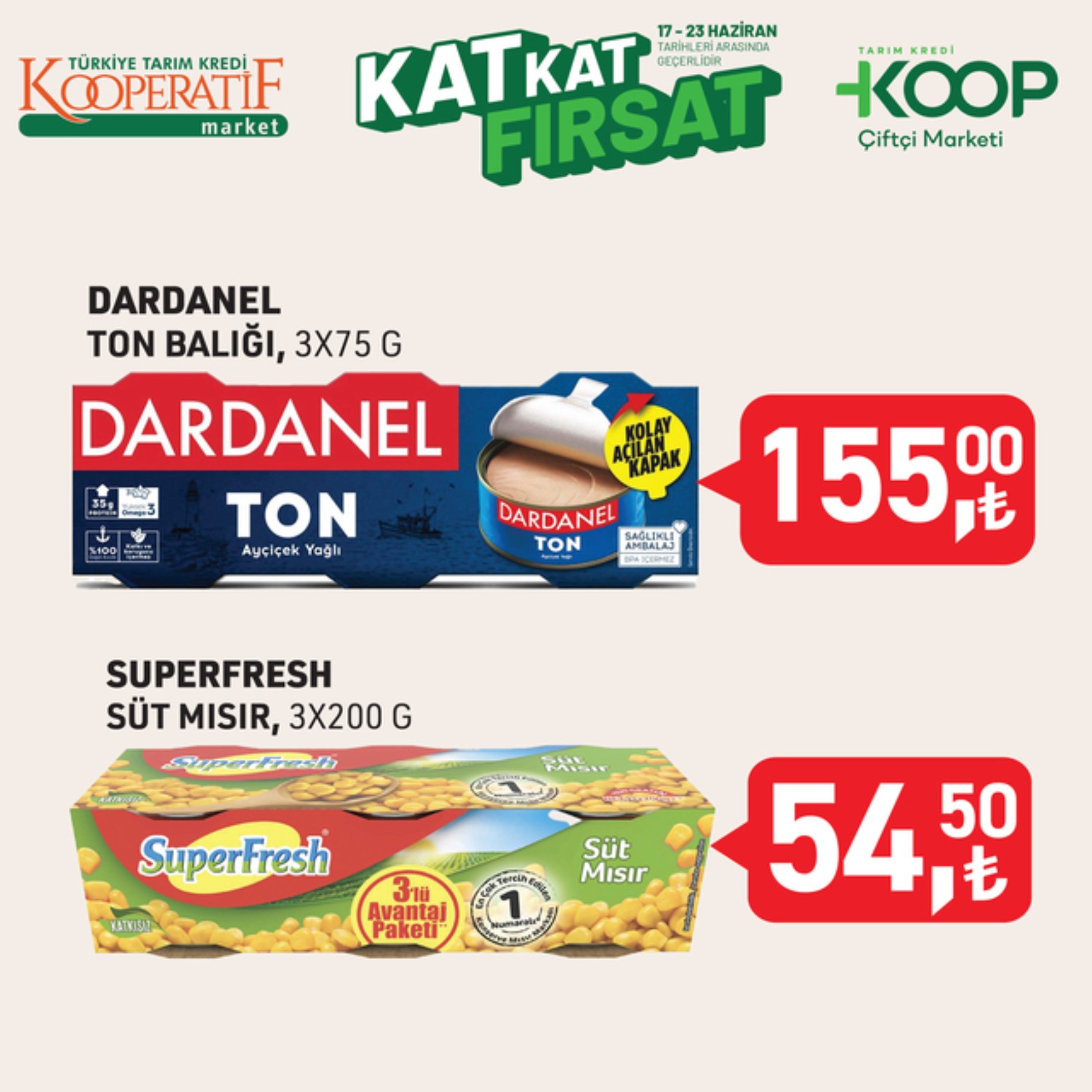 Bu hafta Tarım Kredi Marketlerde neler var, hangi ürünler indirimde?