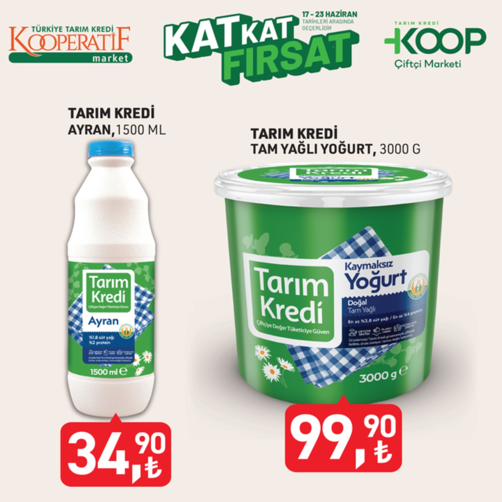 Bu hafta Tarım Kredi Marketlerde neler var, hangi ürünler indirimde?