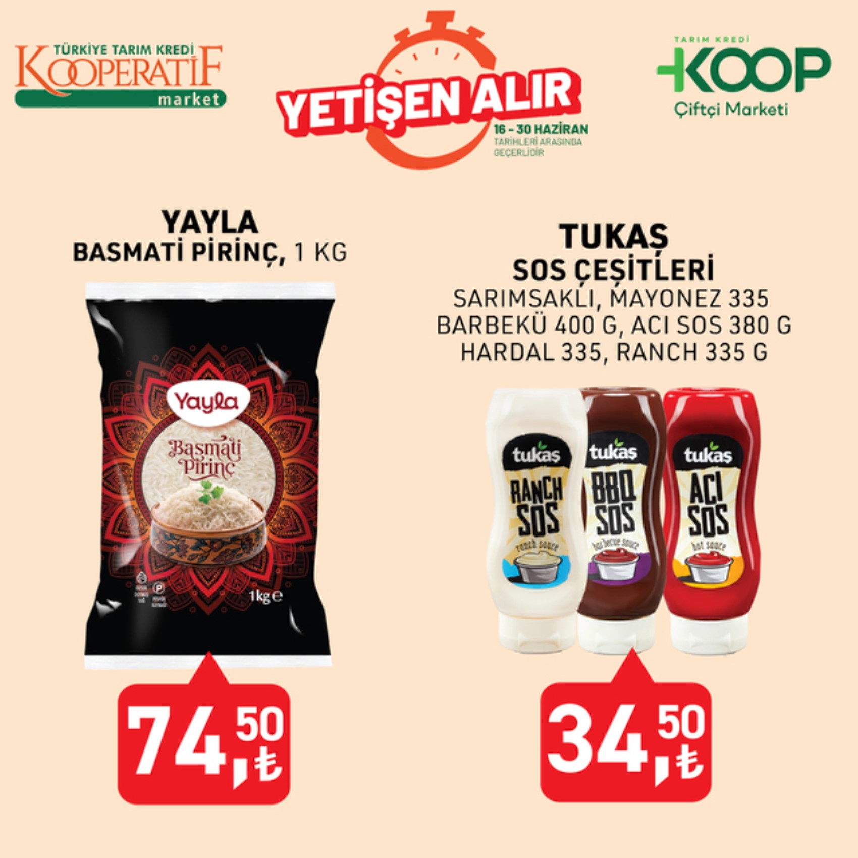 Bu hafta Tarım Kredi Marketlerde neler var, hangi ürünler indirimde?