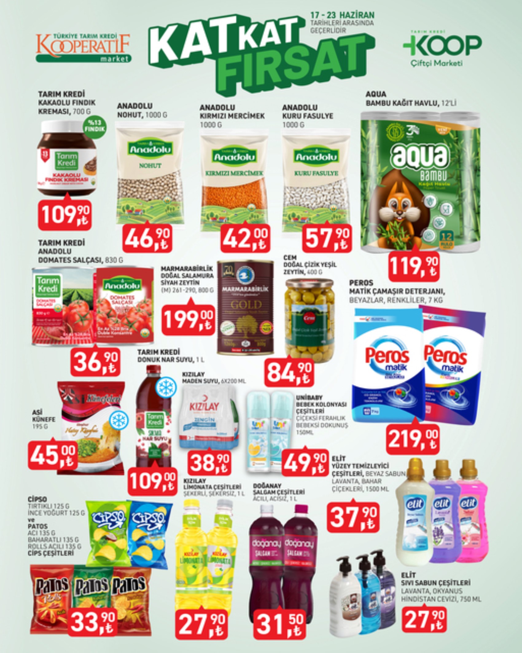 Bu hafta Tarım Kredi Marketlerde neler var, hangi ürünler indirimde?