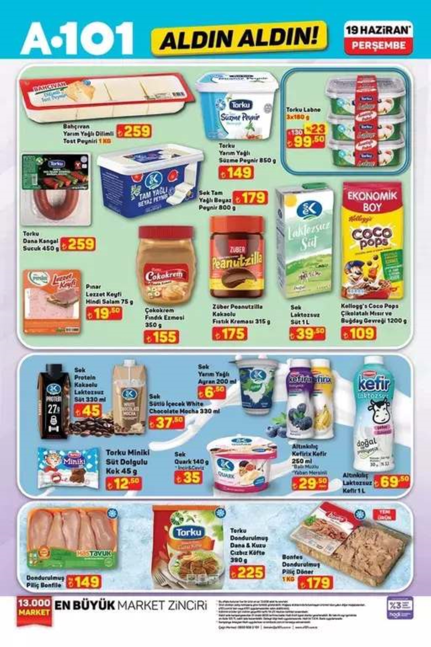 A101 Aktüel 19 Haziran Perşembe kataloğu yayımlandı! Bu hafta A101 marketlere neler geliyor? Hangi ürünler indirimde?