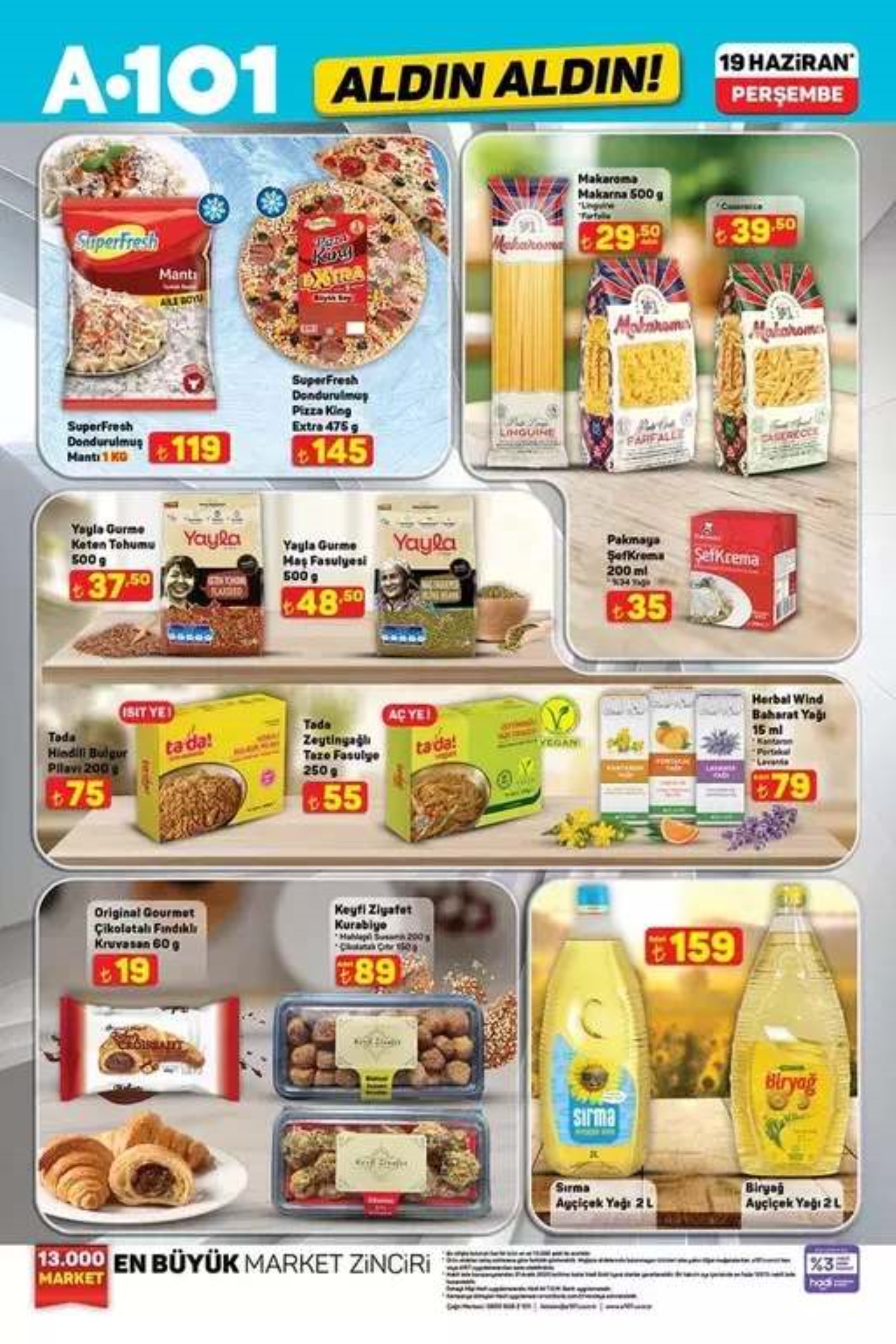 A101 Aktüel 19 Haziran Perşembe kataloğu yayımlandı! Bu hafta A101 marketlere neler geliyor? Hangi ürünler indirimde?