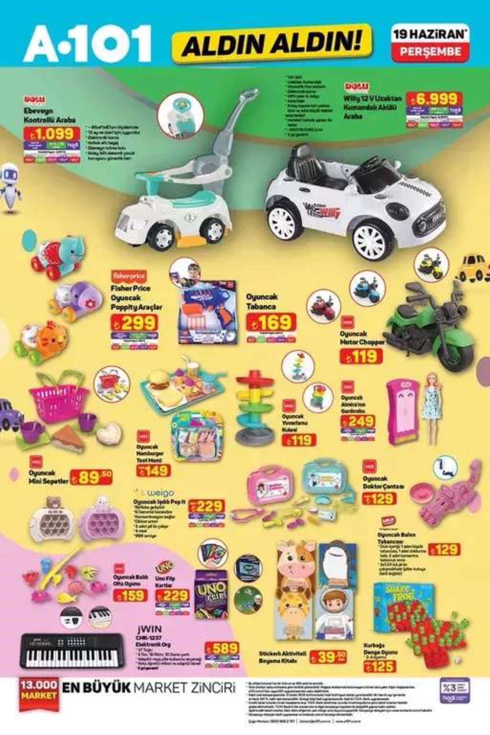 A101 Aktüel 19 Haziran Perşembe kataloğu yayımlandı! Bu hafta A101 marketlere neler geliyor? Hangi ürünler indirimde?