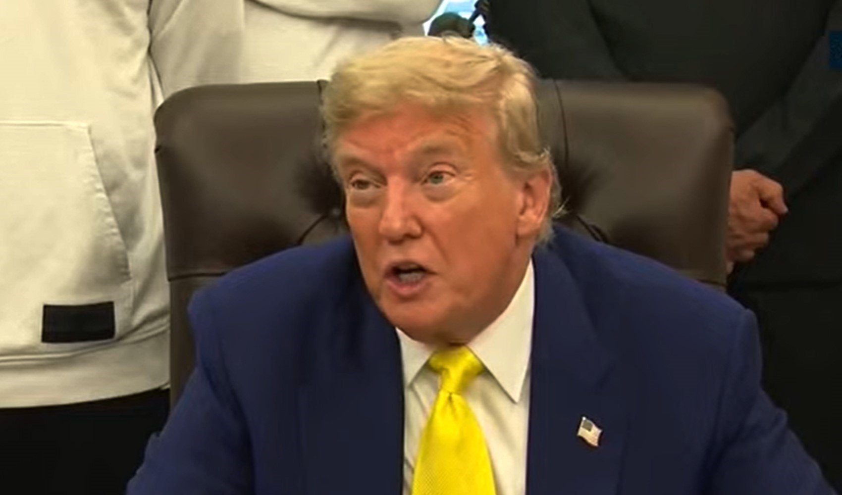 Trump, Beyaz Saray'da düzenlediği basın toplantısında İran hakkında konuştu